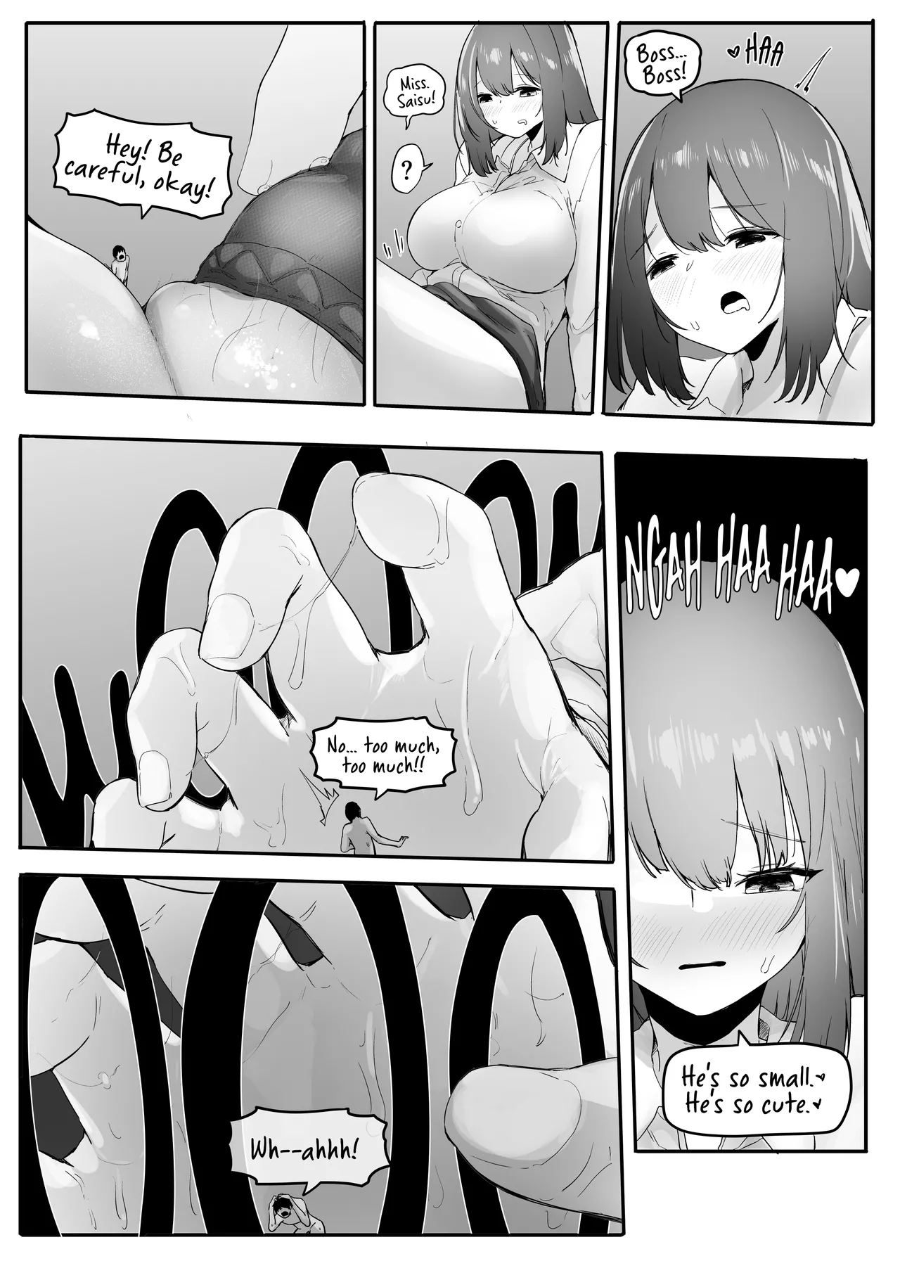 [Marushamo]Ore no Seiheki ga Kouhai ni Baretara Kouhai mo Onaji Seiheki datta | She Knows My Sexual Secret[English] Page 19