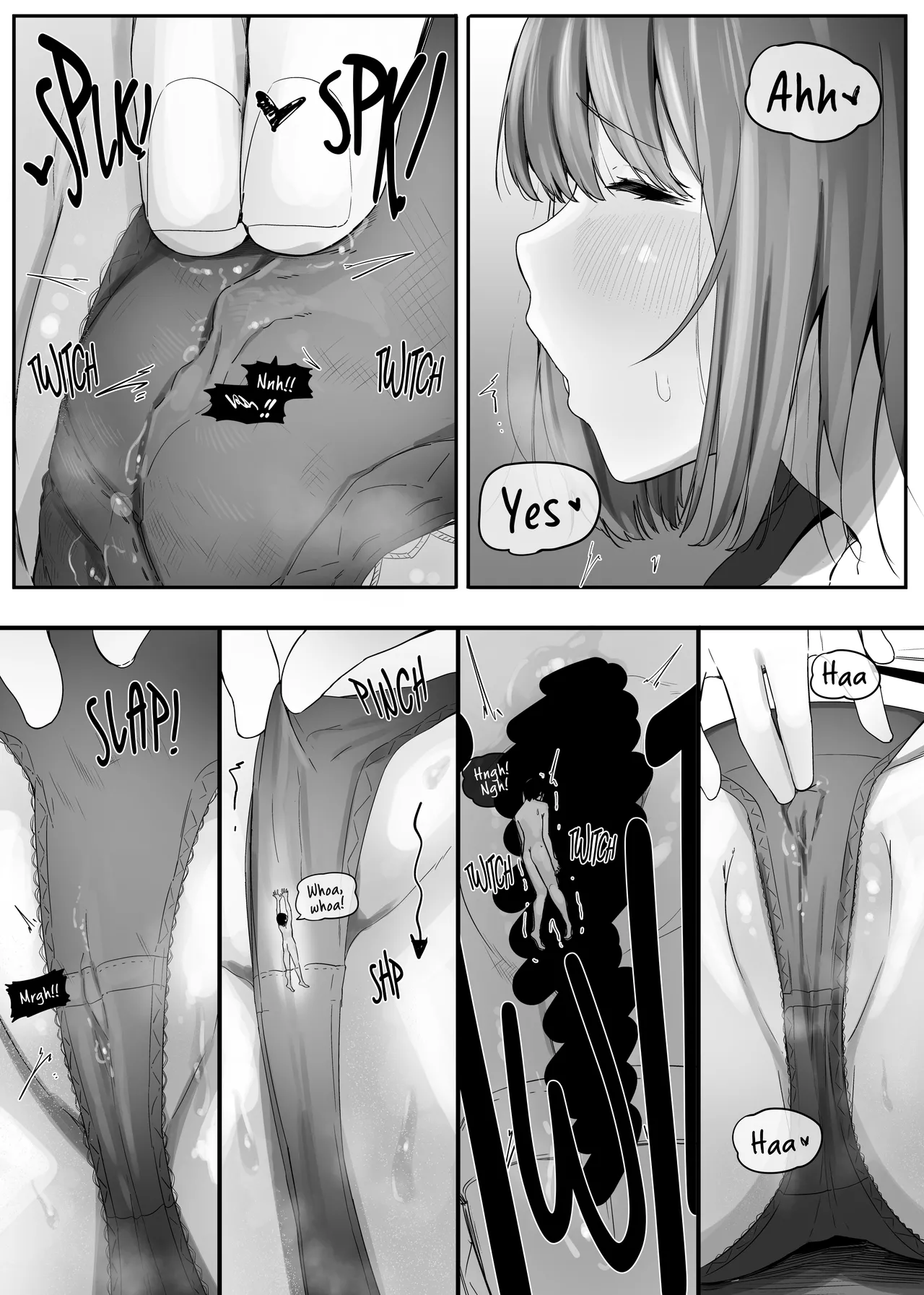[Marushamo]Ore no Seiheki ga Kouhai ni Baretara Kouhai mo Onaji Seiheki datta | She Knows My Sexual Secret[English] Page 27