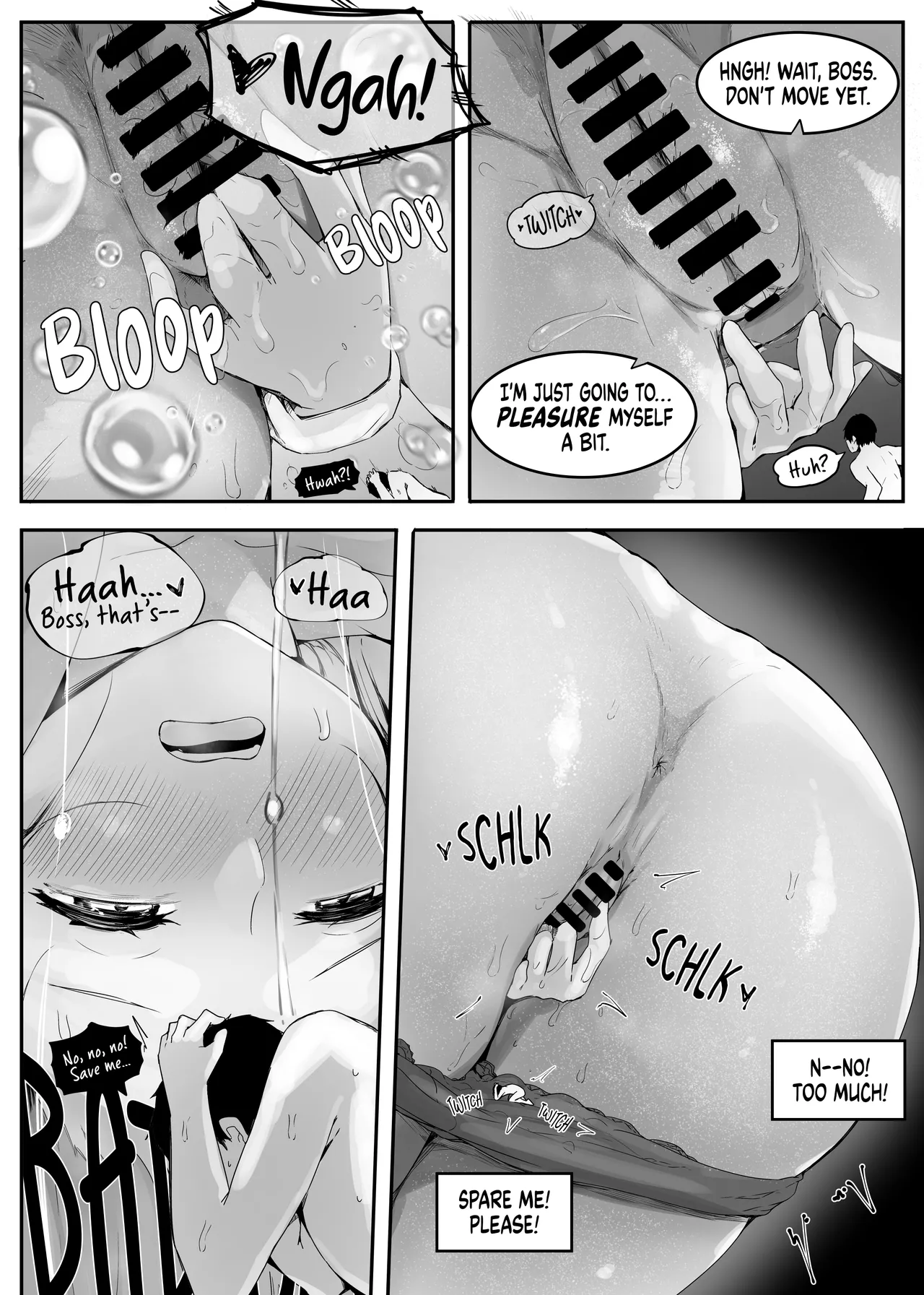 [Marushamo]Ore no Seiheki ga Kouhai ni Baretara Kouhai mo Onaji Seiheki datta | She Knows My Sexual Secret[English] Page 34