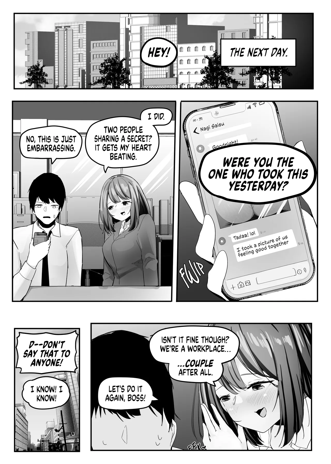 [Marushamo]Ore no Seiheki ga Kouhai ni Baretara Kouhai mo Onaji Seiheki datta | She Knows My Sexual Secret[English] Page 47
