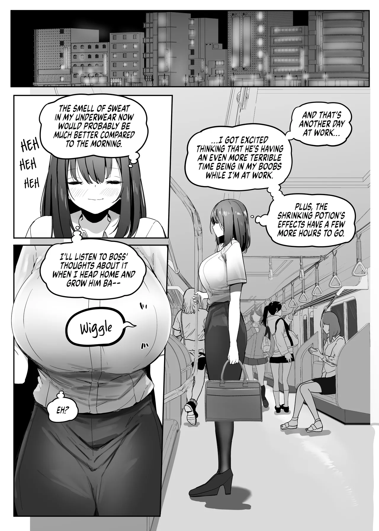 [Marushamo]Ore no Seiheki ga Kouhai ni Baretara Kouhai mo Onaji Seiheki datta | She Knows My Sexual Secret[English] Page 61