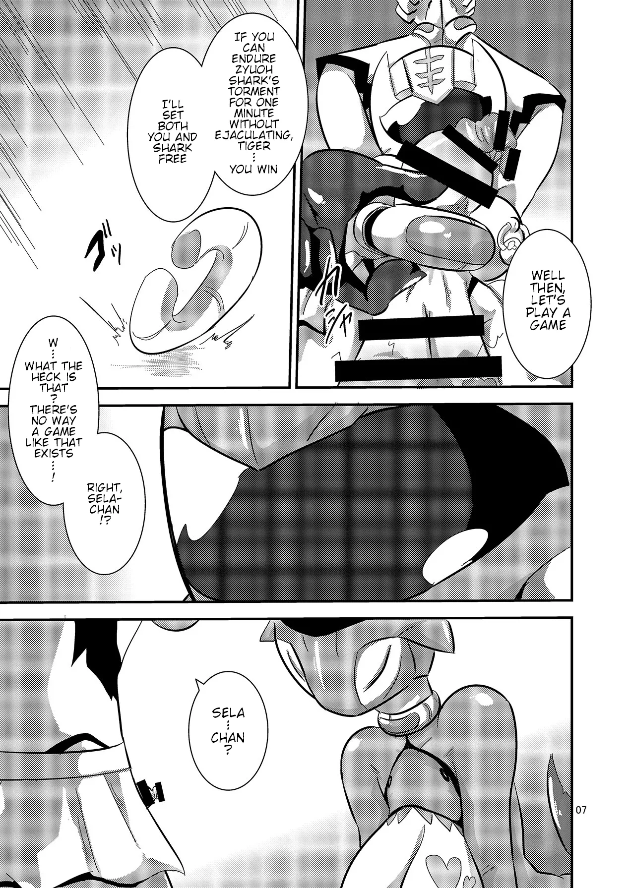 [Mugen Mountain (Buster)]Doubutsu Sentai Heroine Futanari Kaizou Kairaku Ochi Game 2(Doubotsu Sentai Zyuohger) [English] [Digital] Page 8