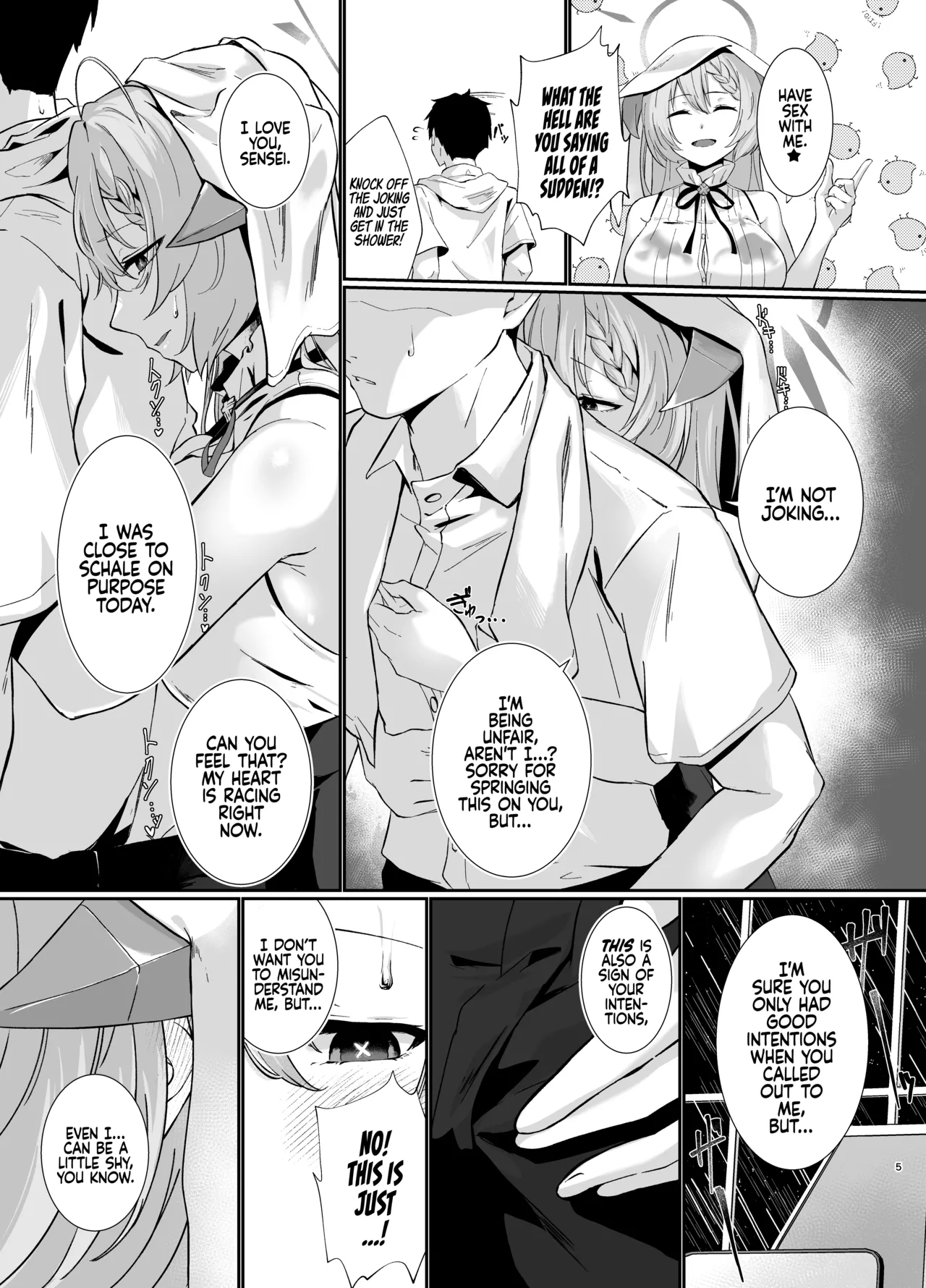 [Yashiro Plus. (Sakon Subaru)]Bishokuka no Himegoto | The Gourmet's Secret(Blue Archive) [English] [Coffedrug] [Digital] Page 4