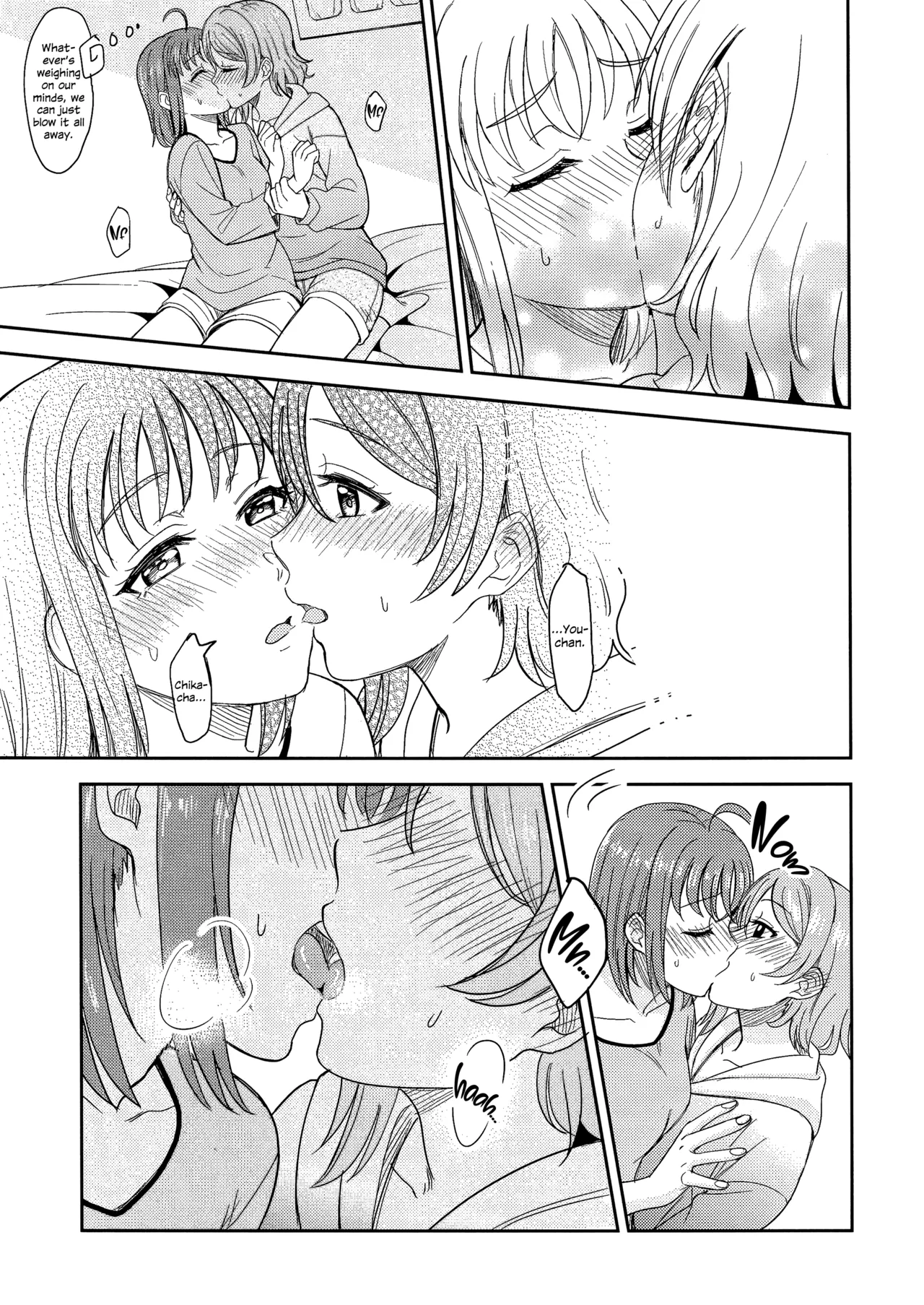 (C95) [Mushiyaki!! (Kanbayashi Makoto)]Hold Me Tight(Love Live! Sunshine!!) [English] Page 13
