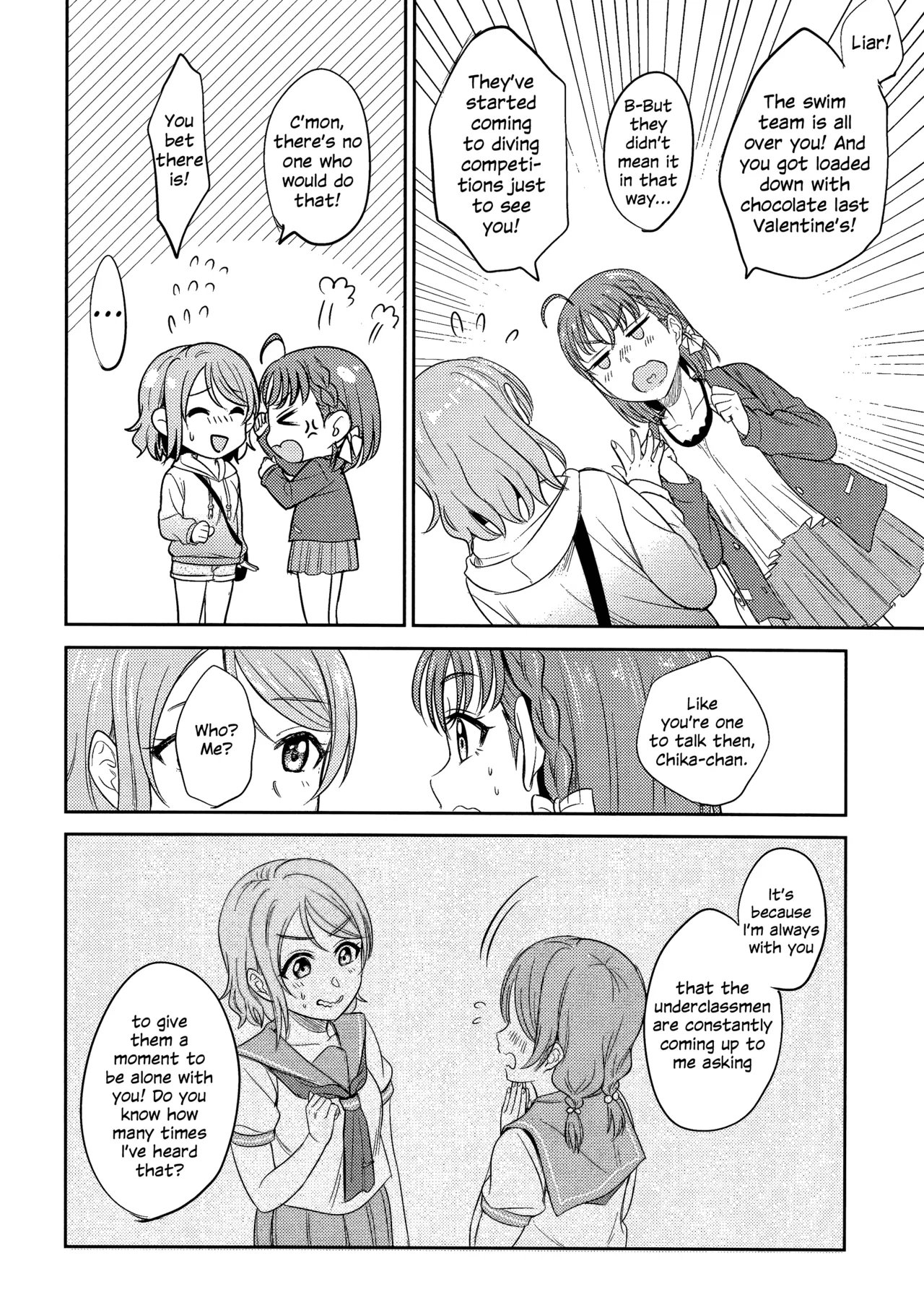 (C95) [Mushiyaki!! (Kanbayashi Makoto)]Hold Me Tight(Love Live! Sunshine!!) [English] Page 34