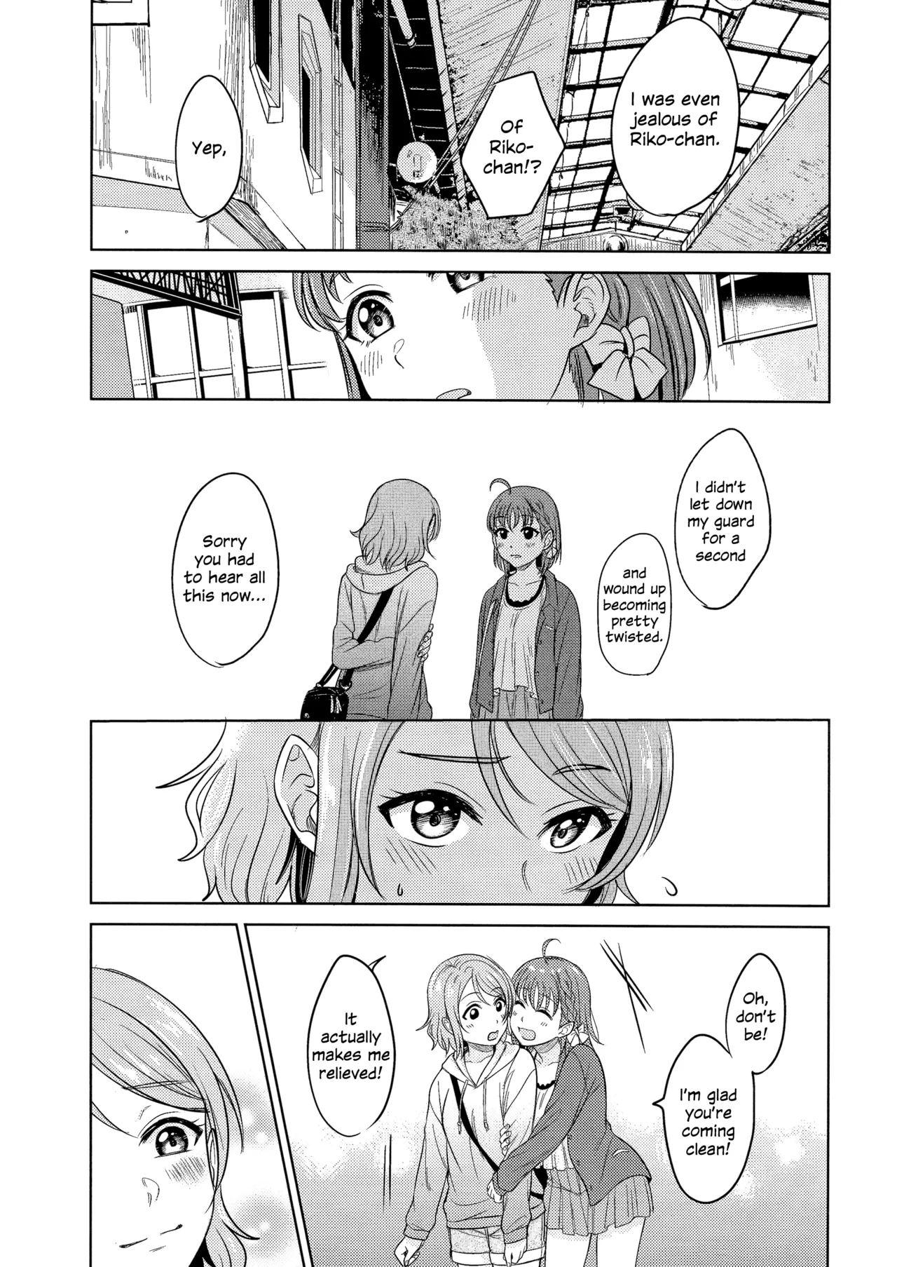 (C95) [Mushiyaki!! (Kanbayashi Makoto)]Hold Me Tight(Love Live! Sunshine!!) [English] Page 36