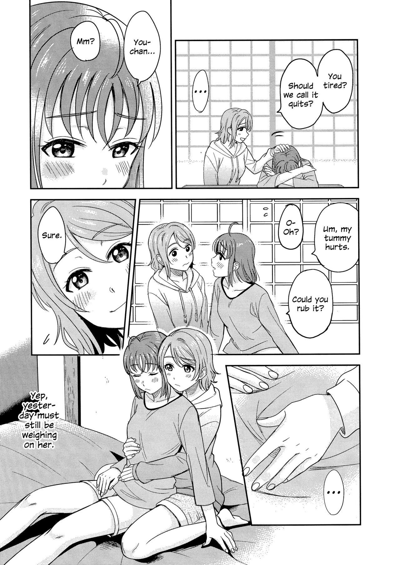(C95) [Mushiyaki!! (Kanbayashi Makoto)]Hold Me Tight(Love Live! Sunshine!!) [English] Page 9