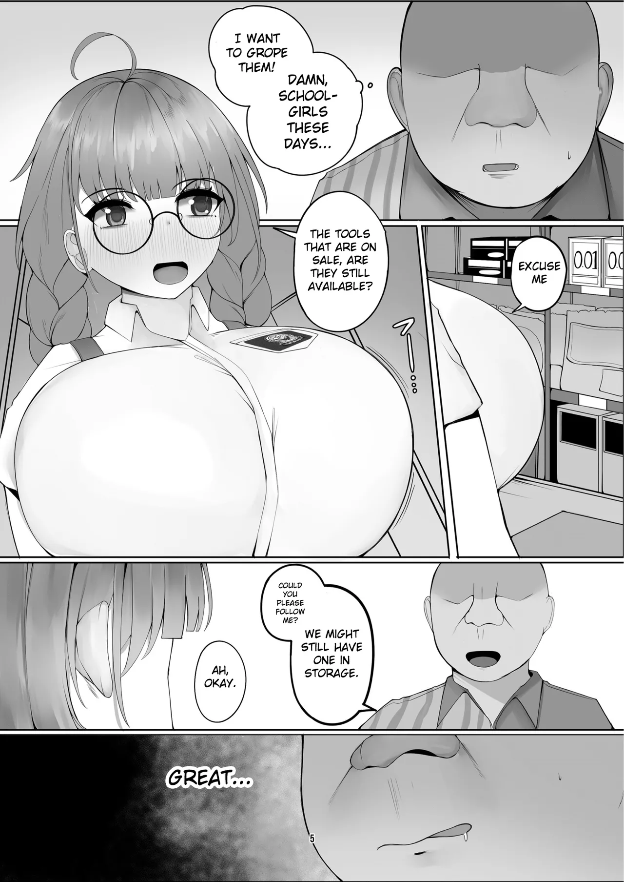 [Clemens Ferry (CLEF)]Supplementary class at the convenience store(Teenage Mischief) [English] [Gagak_Ireng] [Digital] (fixed) Page 5