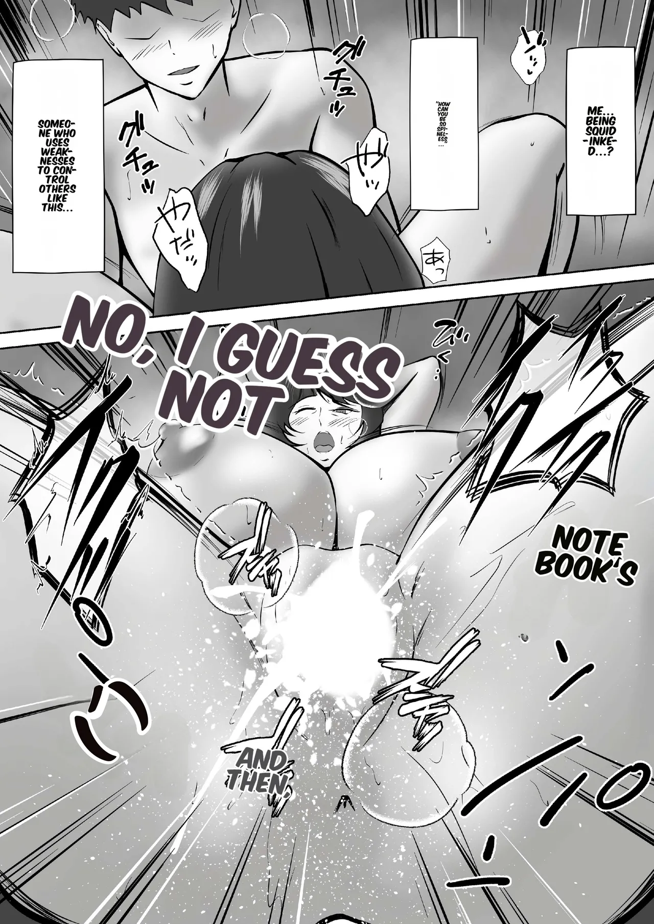 [Pentacle (Shimipan)]Tachiba Gyakuten ~Pawahara o Suru Gibo no Onanie ga Toreta node Shitagawaseru Koto ni Shita[English] Page 36