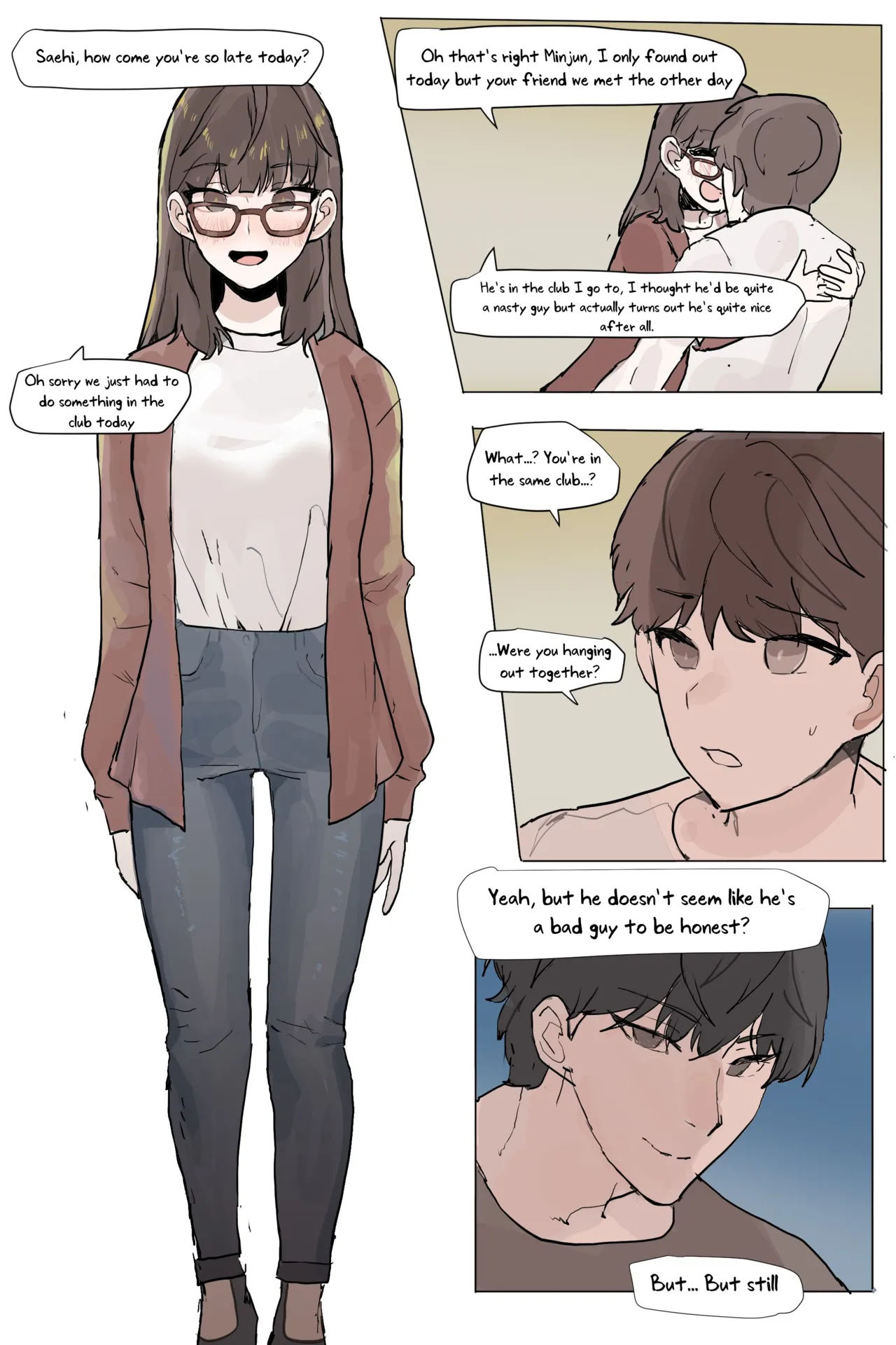 [k8on]Sokkubchinguleul NTR Danghaneun Manhwa | A Manwha Where my Childhood Friend Gets NTR'd[English] [Uncle Bane] Page 9