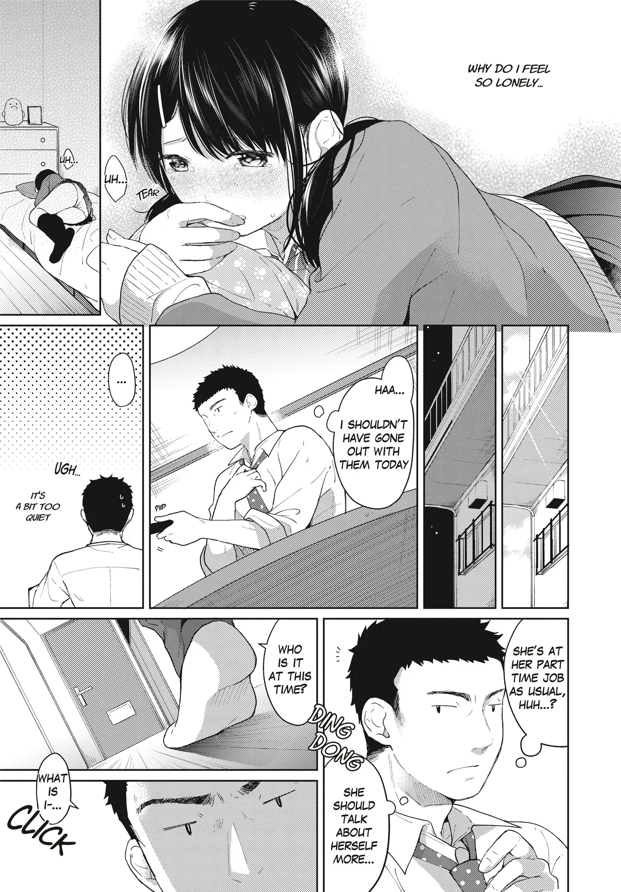 [Fumitsuki Sou]1 Room Apartment + Highschool Girl Suddenly Living Together? Close Contact!? First Sex!!? Ch.1-11[English] [Project-H] [Decensored] [Ongoing] Page 110