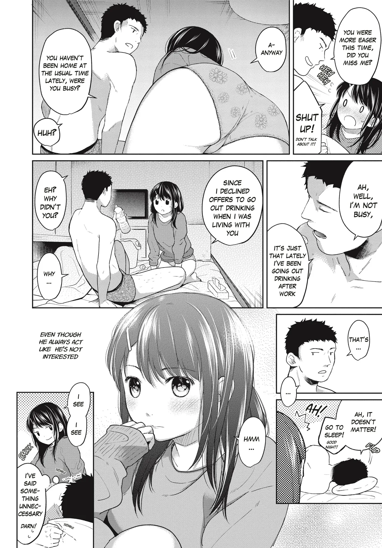 [Fumitsuki Sou]1 Room Apartment + Highschool Girl Suddenly Living Together? Close Contact!? First Sex!!? Ch.1-11[English] [Project-H] [Decensored] [Ongoing] Page 129