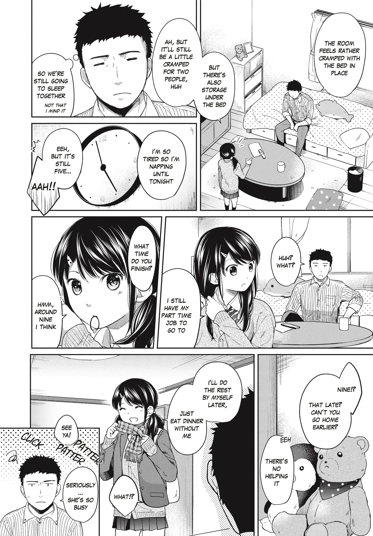 [Fumitsuki Sou]1 Room Apartment + Highschool Girl Suddenly Living Together? Close Contact!? First Sex!!? Ch.1-11[English] [Project-H] [Decensored] [Ongoing] Page 133