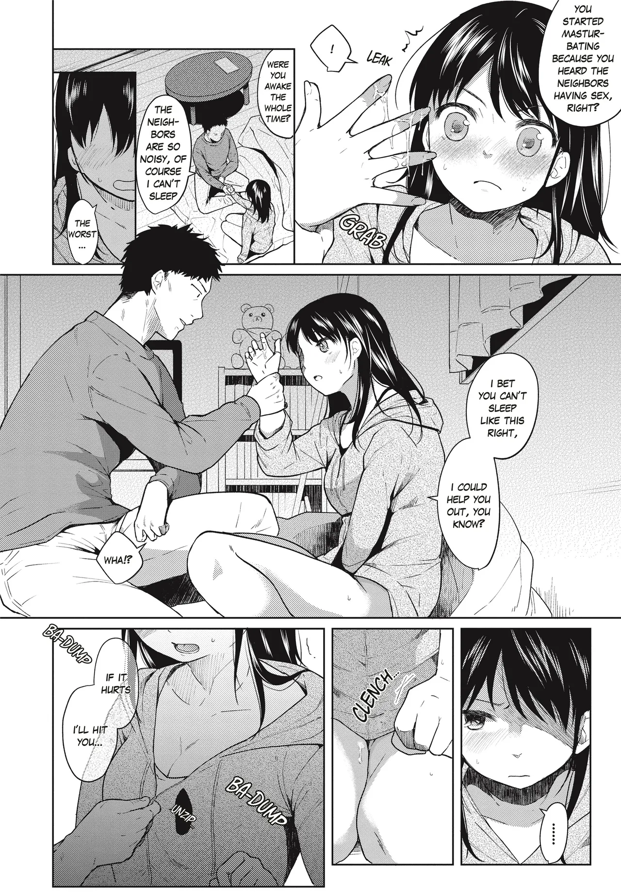 [Fumitsuki Sou]1 Room Apartment + Highschool Girl Suddenly Living Together? Close Contact!? First Sex!!? Ch.1-11[English] [Project-H] [Decensored] [Ongoing] Page 15
