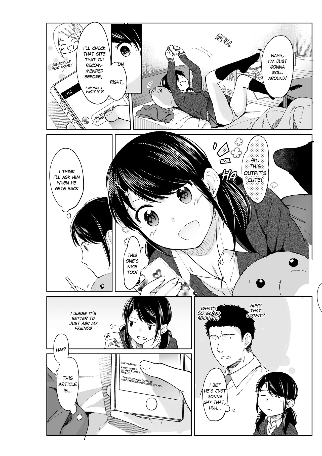 [Fumitsuki Sou]1 Room Apartment + Highschool Girl Suddenly Living Together? Close Contact!? First Sex!!? Ch.1-11[English] [Project-H] [Decensored] [Ongoing] Page 211