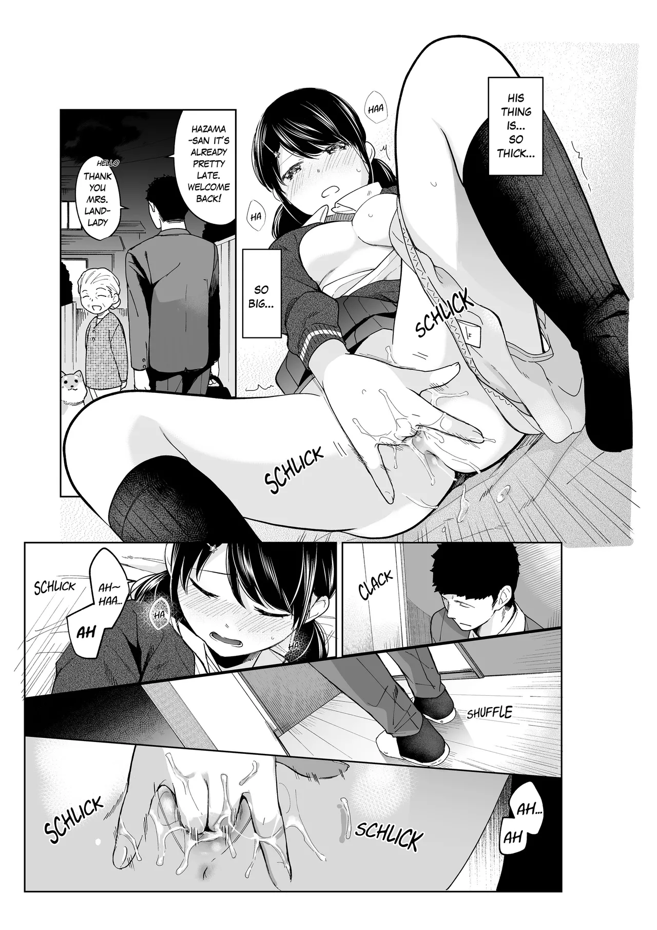 [Fumitsuki Sou]1 Room Apartment + Highschool Girl Suddenly Living Together? Close Contact!? First Sex!!? Ch.1-11[English] [Project-H] [Decensored] [Ongoing] Page 216