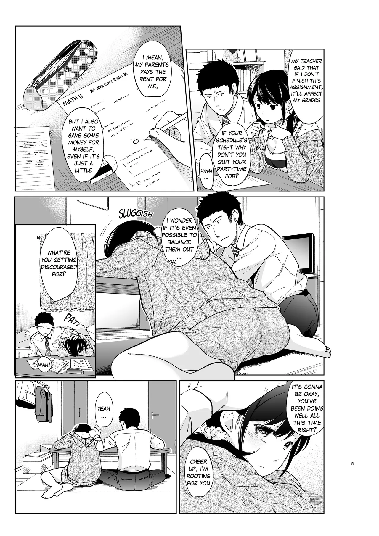 [Fumitsuki Sou]1 Room Apartment + Highschool Girl Suddenly Living Together? Close Contact!? First Sex!!? Ch.1-11[English] [Project-H] [Decensored] [Ongoing] Page 240