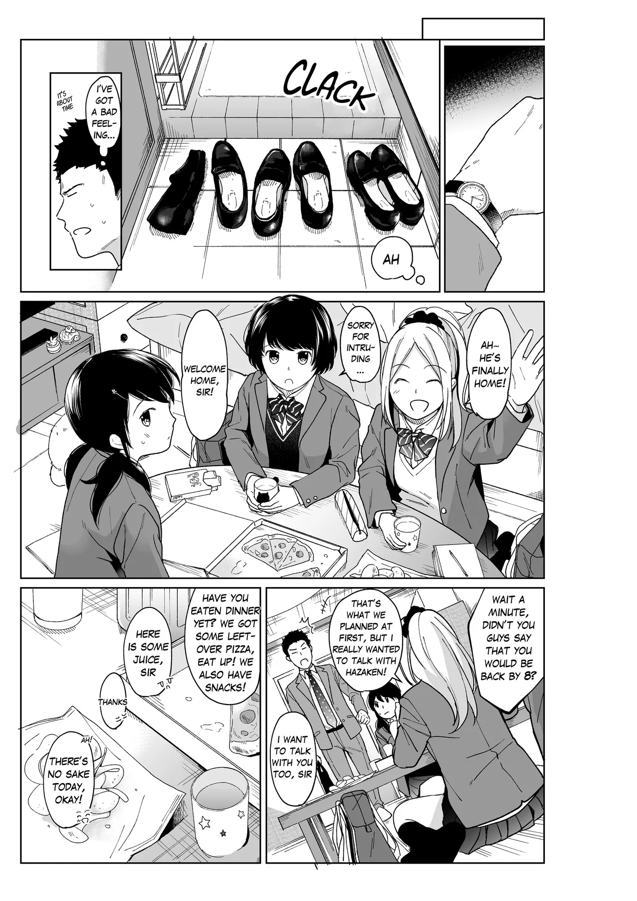 [Fumitsuki Sou]1 Room Apartment + Highschool Girl Suddenly Living Together? Close Contact!? First Sex!!? Ch.1-11[English] [Project-H] [Decensored] [Ongoing] Page 263