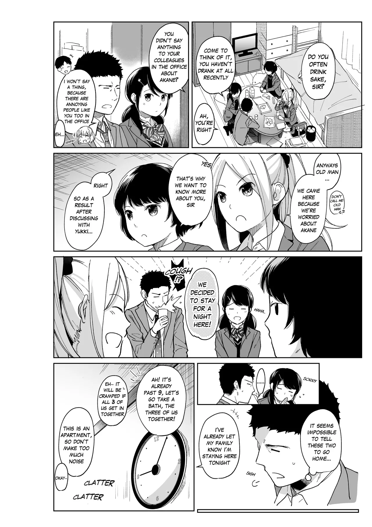 [Fumitsuki Sou]1 Room Apartment + Highschool Girl Suddenly Living Together? Close Contact!? First Sex!!? Ch.1-11[English] [Project-H] [Decensored] [Ongoing] Page 264