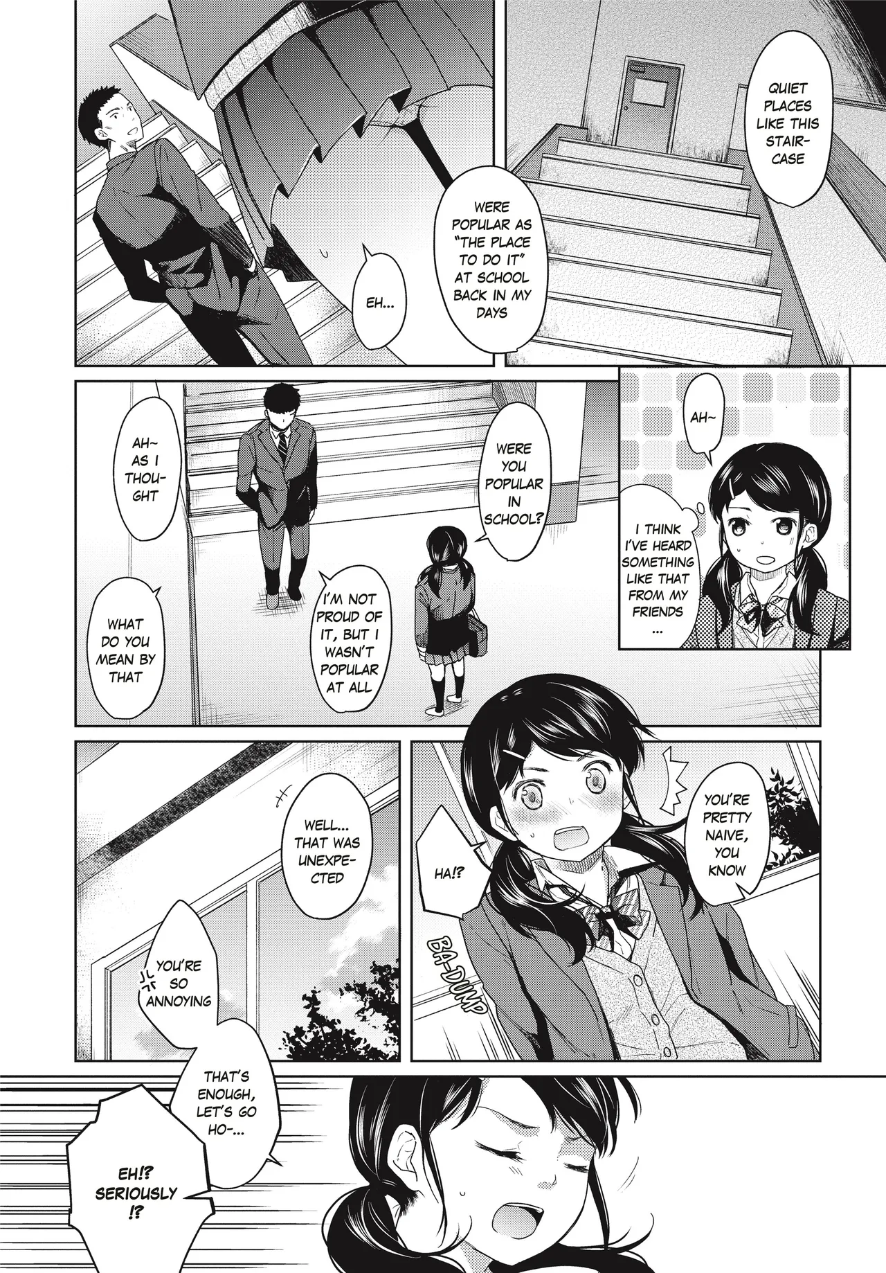 [Fumitsuki Sou]1 Room Apartment + Highschool Girl Suddenly Living Together? Close Contact!? First Sex!!? Ch.1-11[English] [Project-H] [Decensored] [Ongoing] Page 33