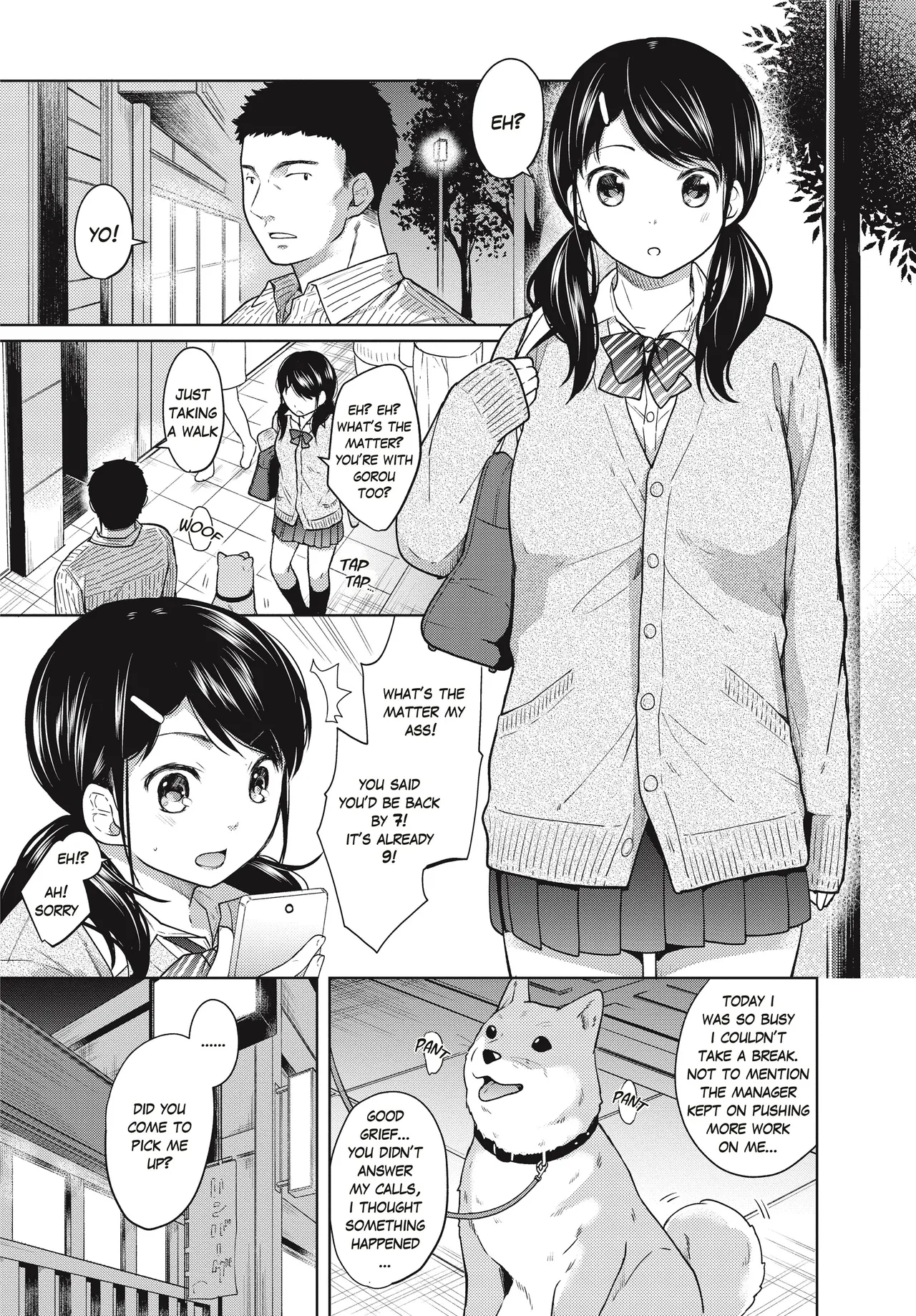 [Fumitsuki Sou]1 Room Apartment + Highschool Girl Suddenly Living Together? Close Contact!? First Sex!!? Ch.1-11[English] [Project-H] [Decensored] [Ongoing] Page 55