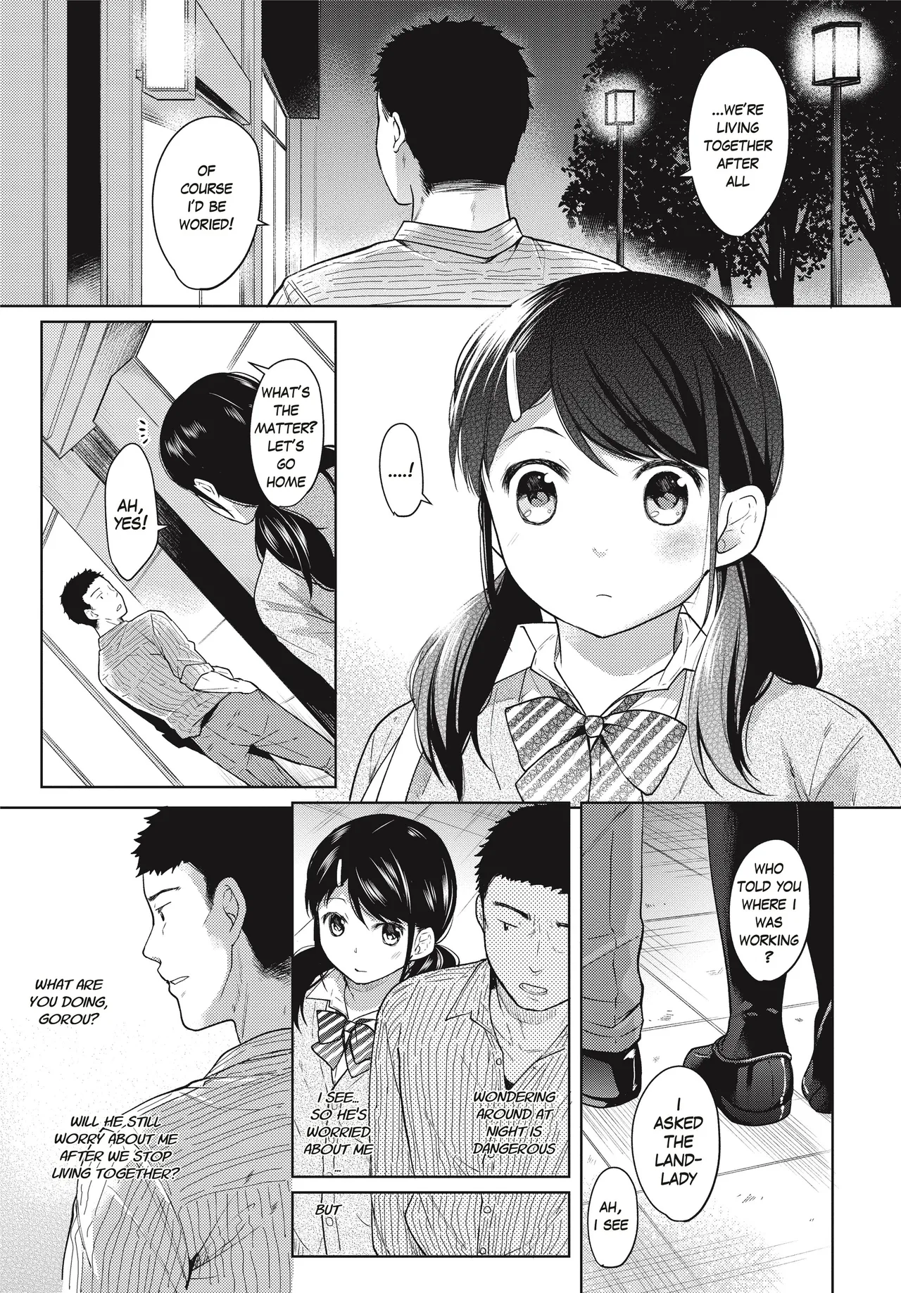 [Fumitsuki Sou]1 Room Apartment + Highschool Girl Suddenly Living Together? Close Contact!? First Sex!!? Ch.1-11[English] [Project-H] [Decensored] [Ongoing] Page 56