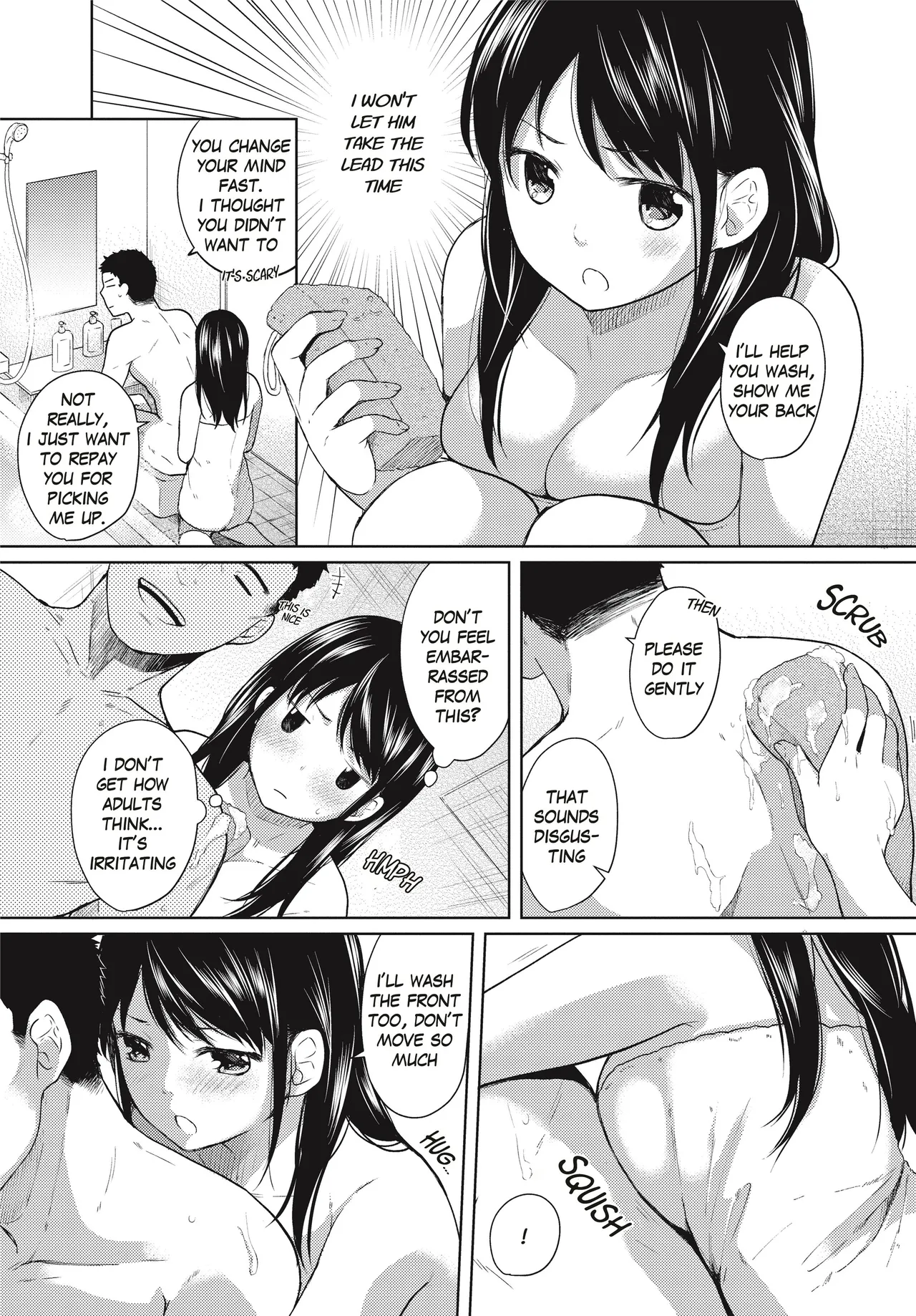 [Fumitsuki Sou]1 Room Apartment + Highschool Girl Suddenly Living Together? Close Contact!? First Sex!!? Ch.1-11[English] [Project-H] [Decensored] [Ongoing] Page 62