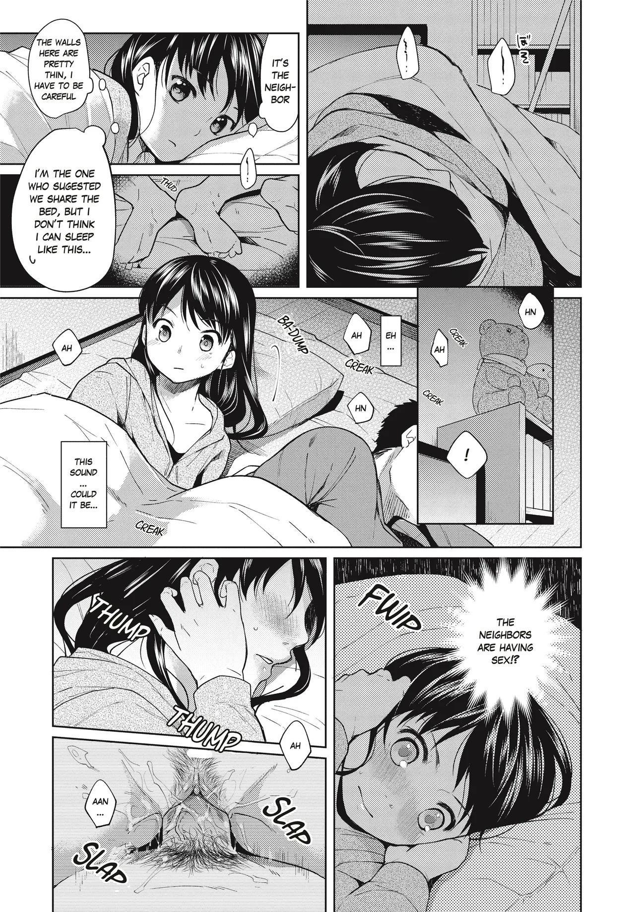 [Fumitsuki Sou]1 Room Apartment + Highschool Girl Suddenly Living Together? Close Contact!? First Sex!!? Ch.1-11[English] [Project-H] [Decensored] [Ongoing] Page 8