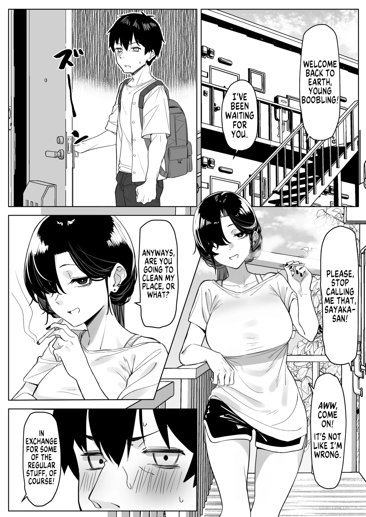 [MM]Darashinai tonari no OL | Sloppy OL Neighbour[English] [MegaFagget] Page 2