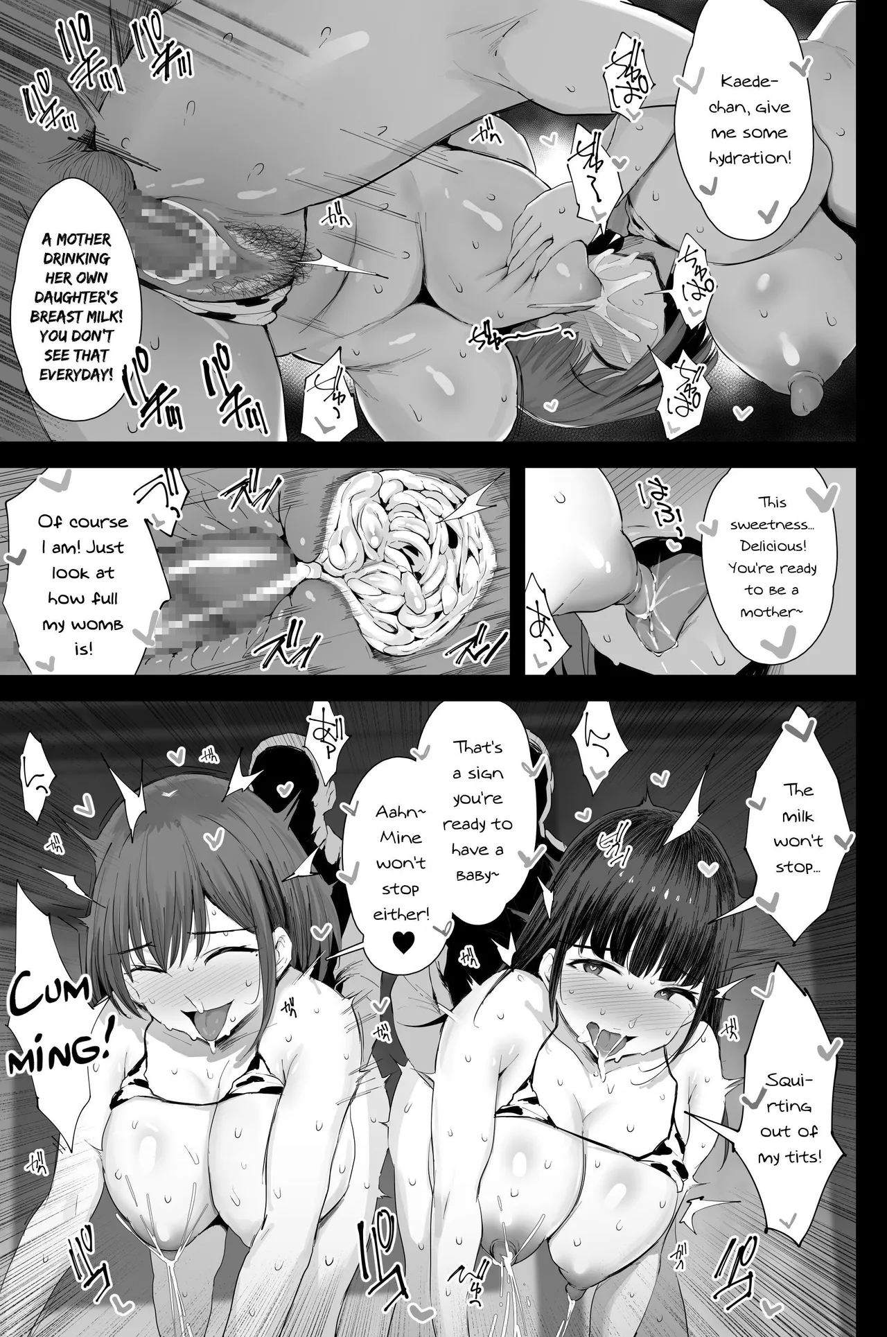 [Jack to Nicholson (NoriPachi)]Watashi-tachi, Oyakodon AV Totte Joreishimashita | We Performed An Exorcism By Filming A Mother & Daughter Porn Flick[English] [Darg777 Translations] [Digital] Page 60