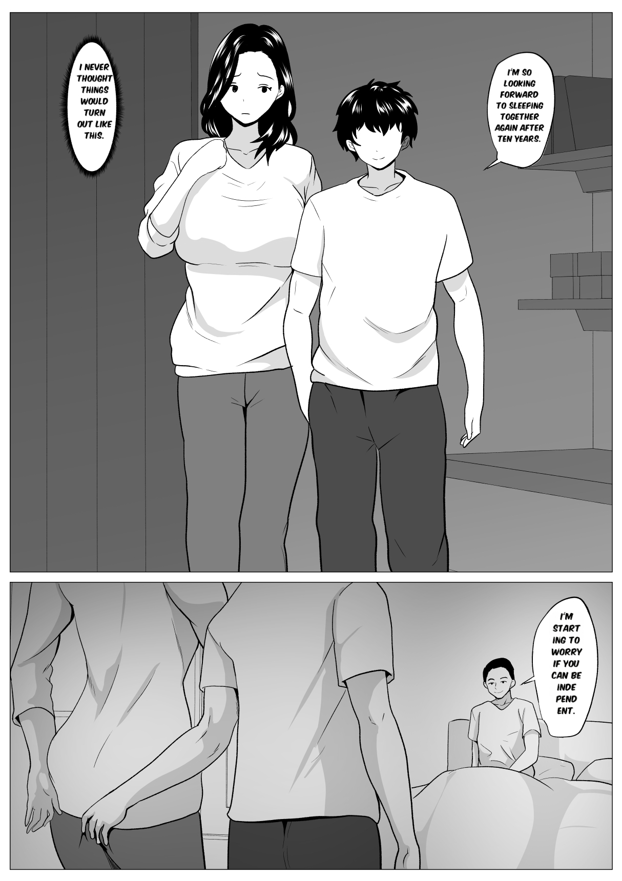 [Himegoto Jukujo]Kyōiku mama Musuko no Chinpo ni Kyōikusareru[HornyTranslator] Page 25