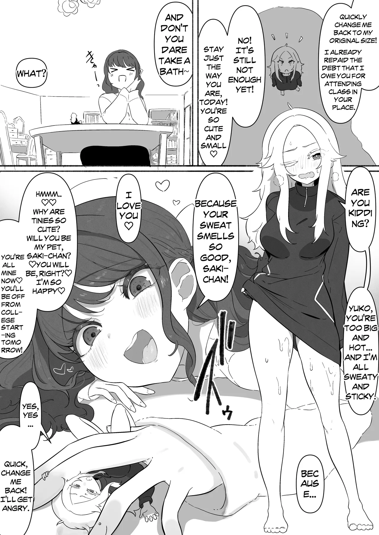 [Nyama]Size-sa Omocha Ecchi Manga | Size Difference Toy H-Manga[English] Page 3