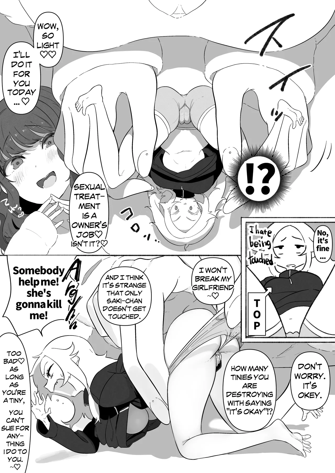 [Nyama]Size-sa Omocha Ecchi Manga | Size Difference Toy H-Manga[English] Page 4