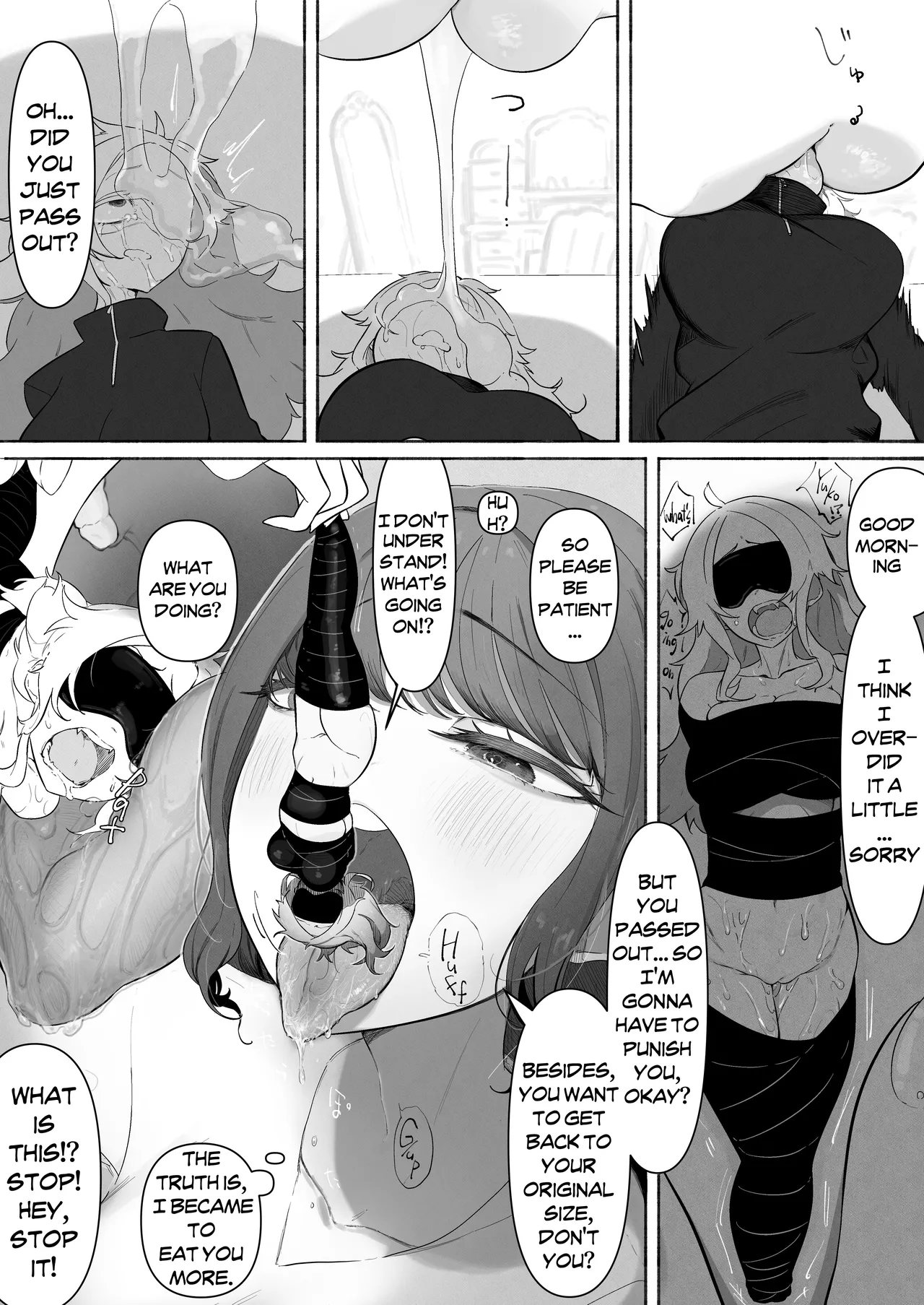 [Nyama]Size-sa Omocha Ecchi Manga | Size Difference Toy H-Manga[English] Page 8