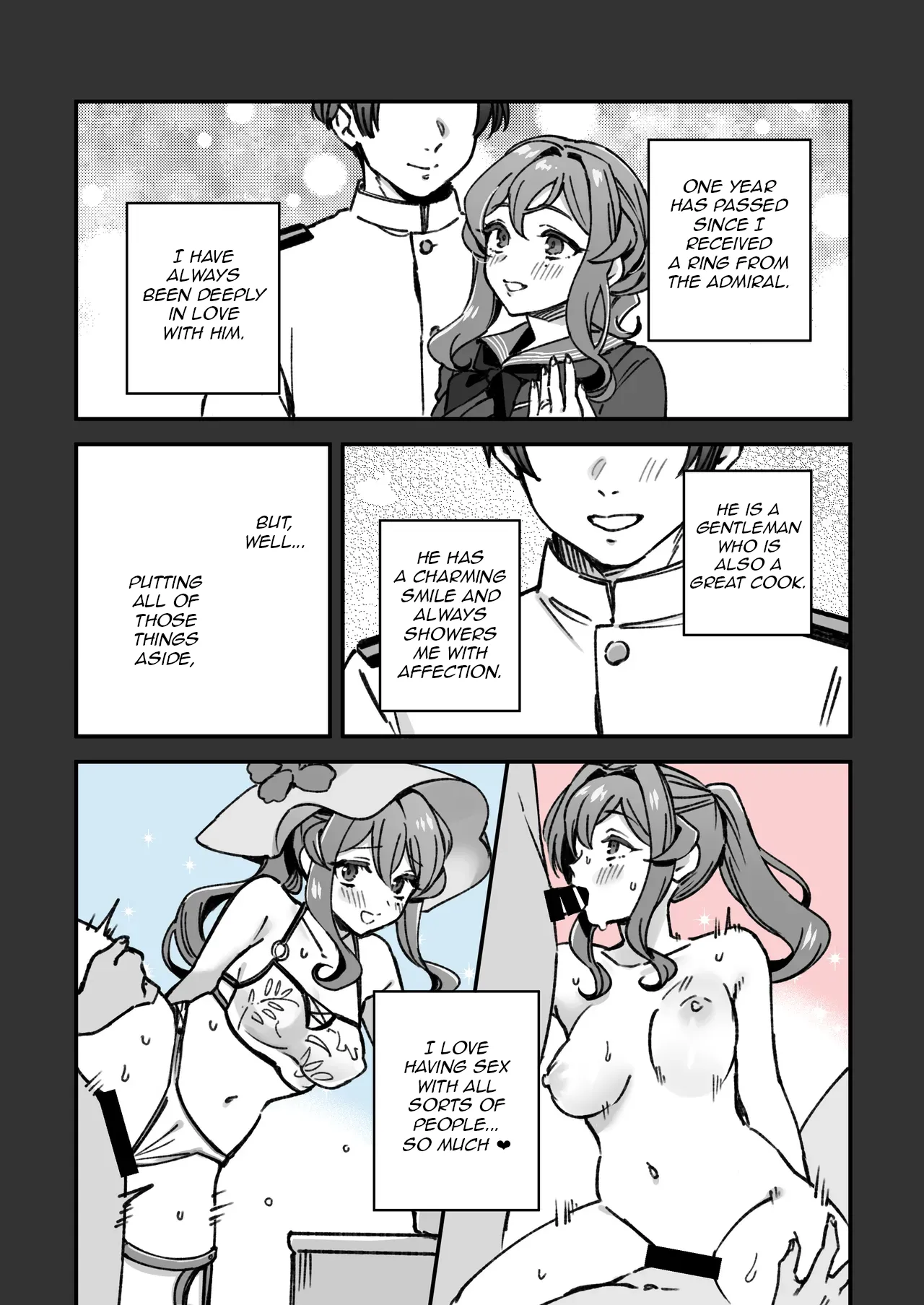 [3260 (Saburou)]Kanmusu Gotland no Futei Manga | A Manga About Fleet Girl Gotland's Unchastity(Kantai Collection -KanColle-) [English] Page 2