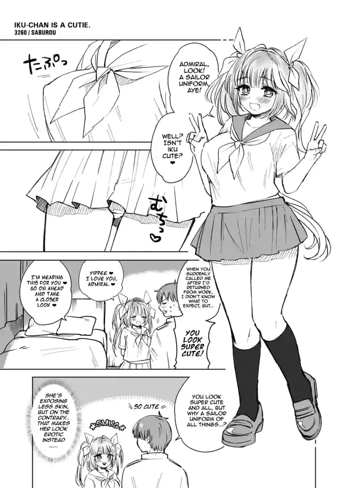 [3260 (Saburou)]19-chan Kawaii. | Iku-chan is a Cutie.(Kantai Collection -KanColle-) [English] [Digital]