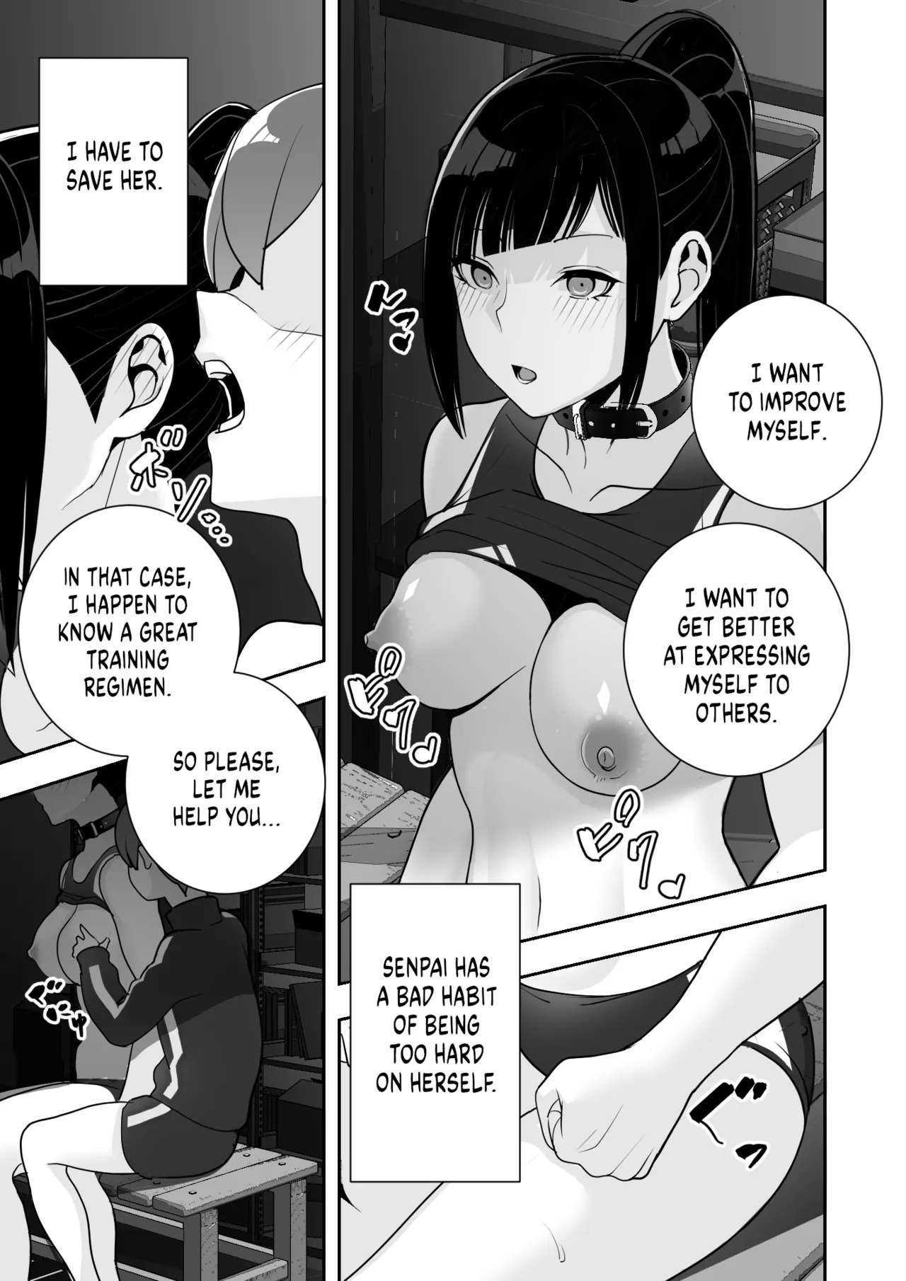 [Material Engine (Materia)]Reizoku no Kubiwa Akogare no Rikujoubu Senpai o Toraete Jibun no Konomi ni Sennou Choukyou | I Claimed my Beloved Track-and-Field Senpai and Brainwashed her into my Perfect Woman[English] Page 42
