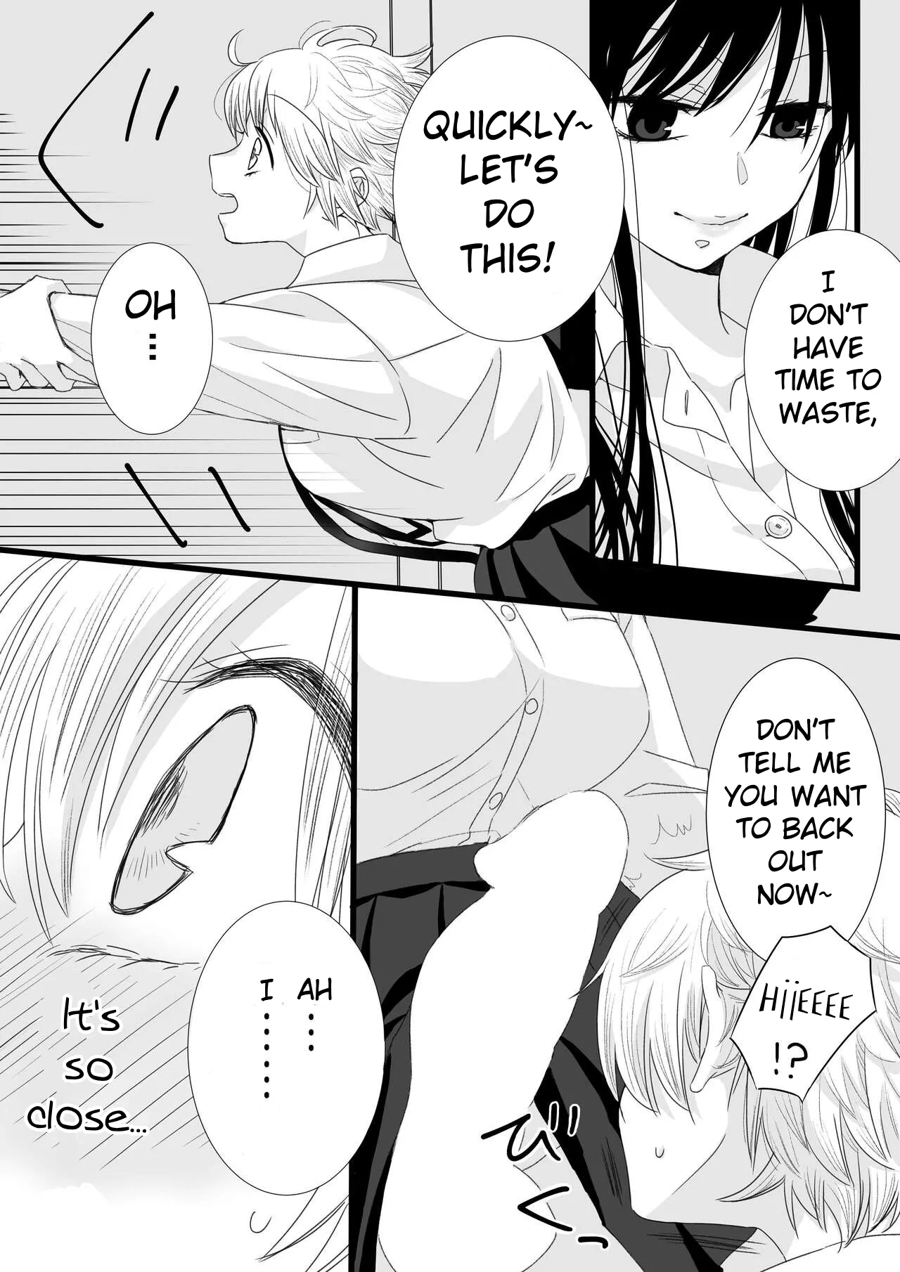 [TriangleMonster]Futanari Joshi to Hatsu Ecchi Shimashita[English] [MTL] Page 15