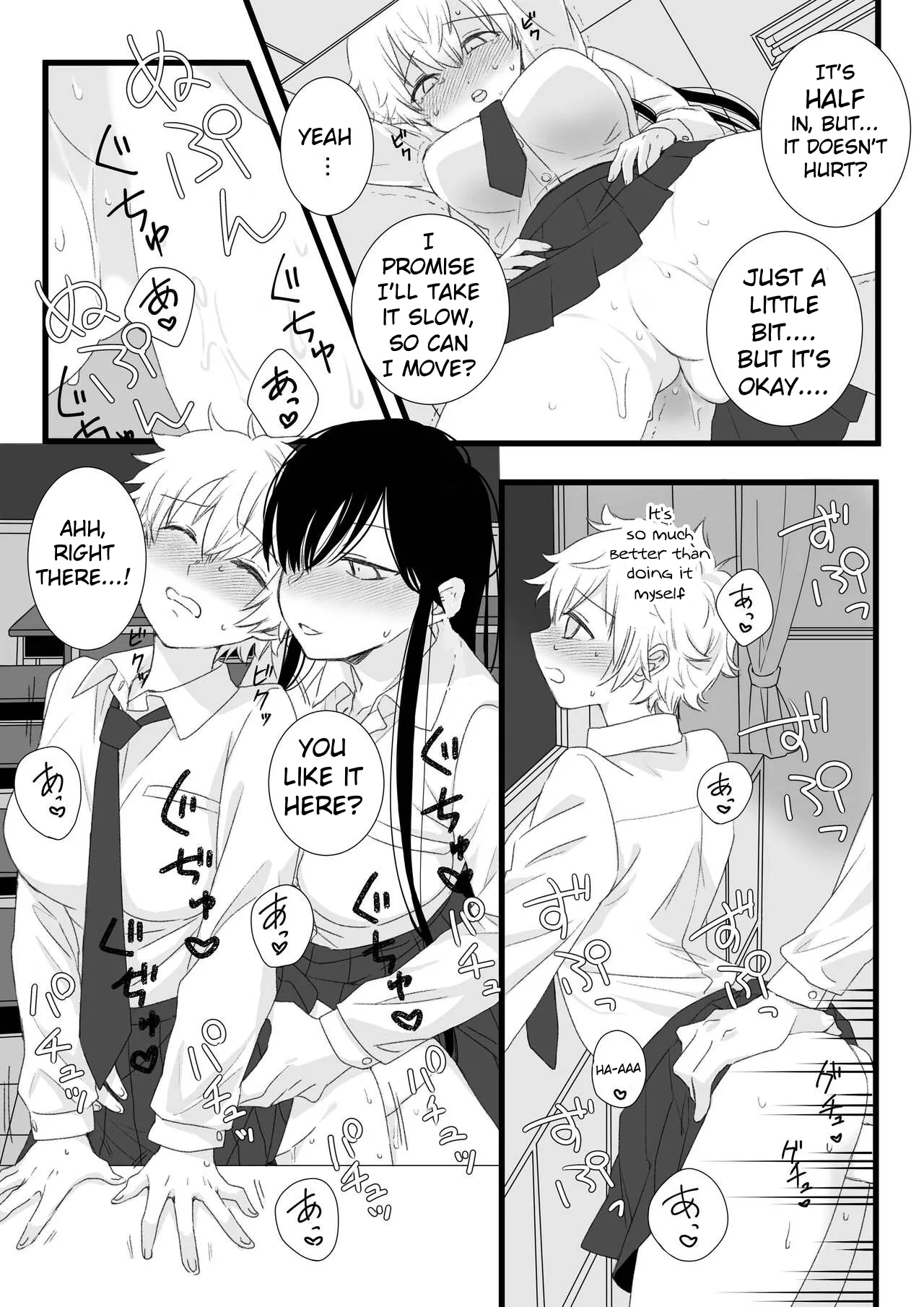 [TriangleMonster]Futanari Joshi to Hatsu Ecchi Shimashita[English] [MTL] Page 24