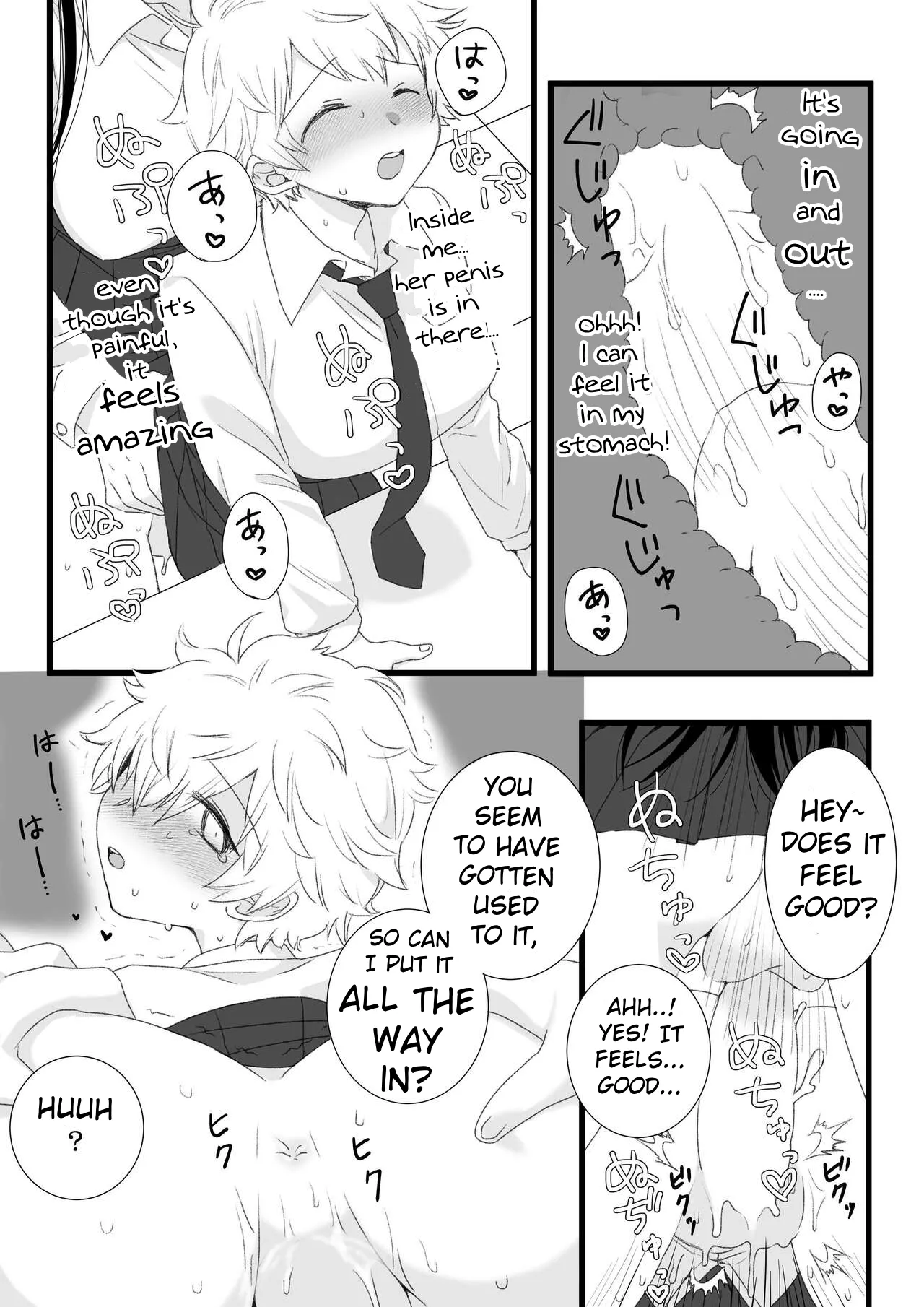 [TriangleMonster]Futanari Joshi to Hatsu Ecchi Shimashita[English] [MTL] Page 25