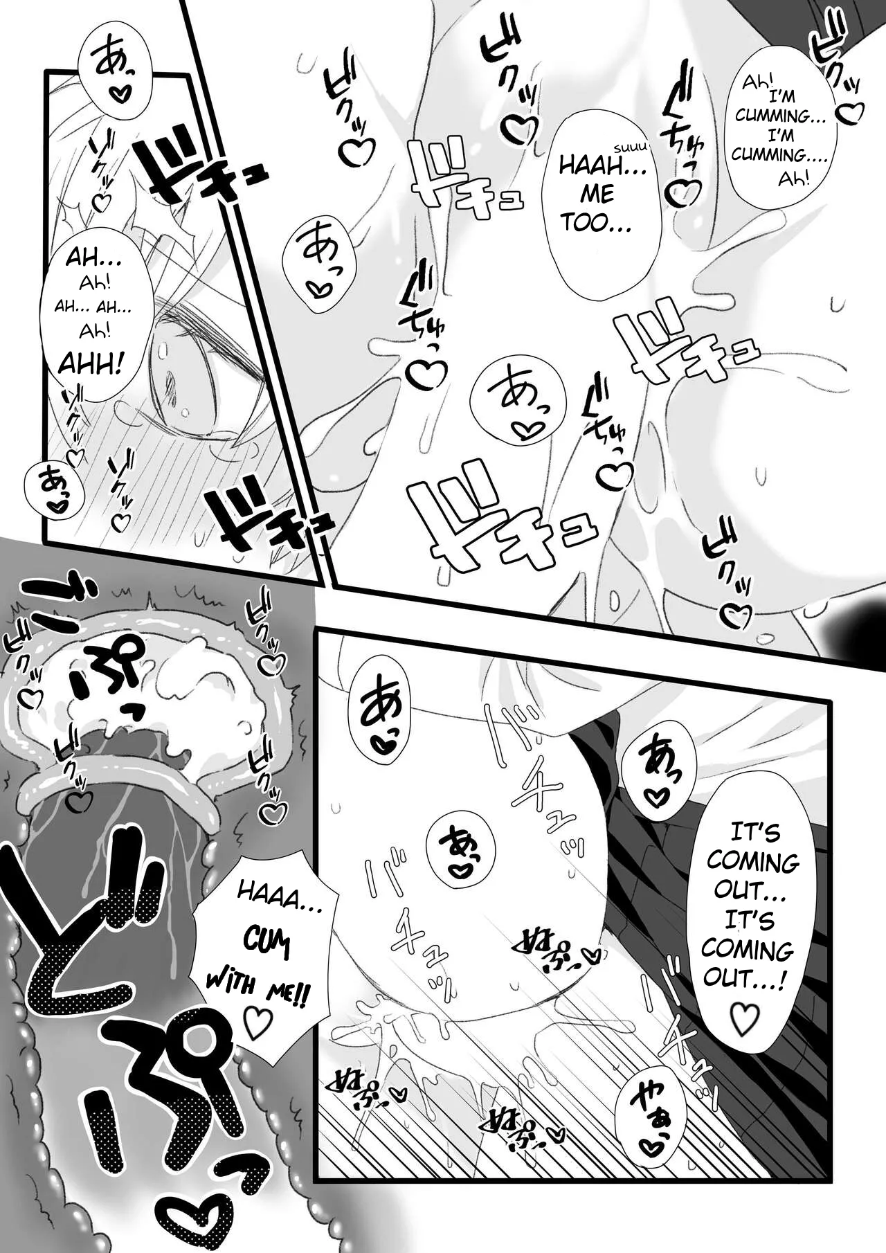 [TriangleMonster]Futanari Joshi to Hatsu Ecchi Shimashita[English] [MTL] Page 28