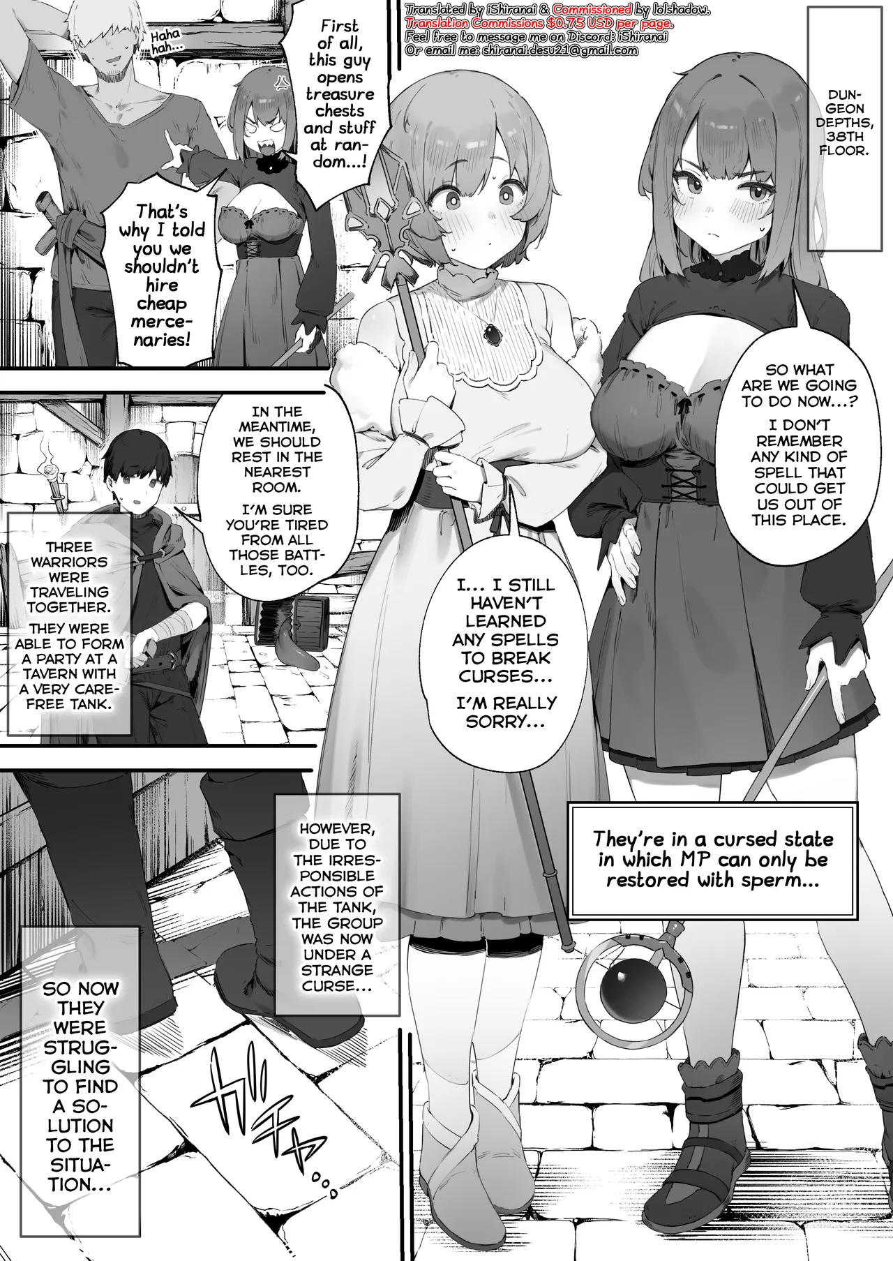 [Nigiri Usagi]Noroi no Sei de MP ga Arimasen!! 1[English] [Shiranai Translations] Page 1