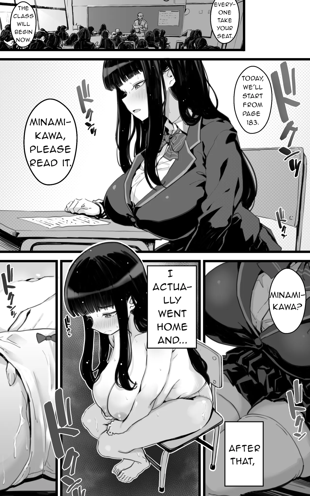 [Toneri Dan (Yoshio Ereki)]Kyonyuu JK Hame Nikki ~ Yappari Kareshi yori, Sensei no Ochinchin ga Kimochi Ii | Sex Diary of a Busty JK ~Sensei's Cock Feels Better Than My Boyfriend's After All~[English] [Sugarice] Page 5
