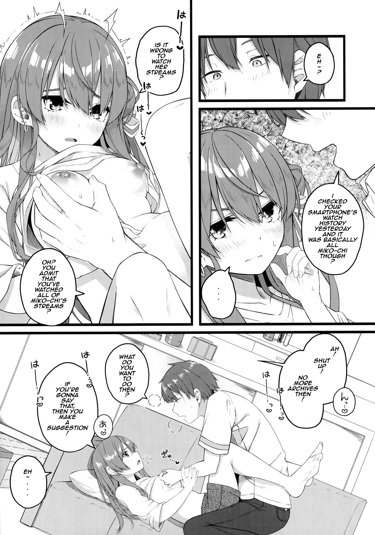 (C104) [trick&treat (tries)]Suisei wa Yane no shita de Madoromu | The Comet Slumbers Under The Roof(Hoshimachi Suisei) [English] [KHI-TL] Page 10