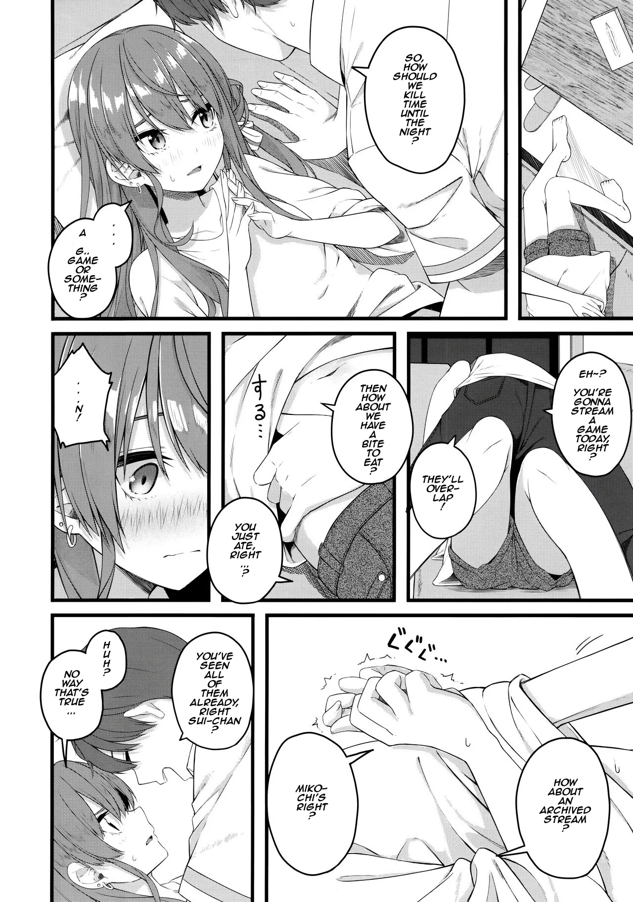 (C104) [trick&treat (tries)]Suisei wa Yane no shita de Madoromu | The Comet Slumbers Under The Roof(Hoshimachi Suisei) [English] [KHI-TL] Page 9