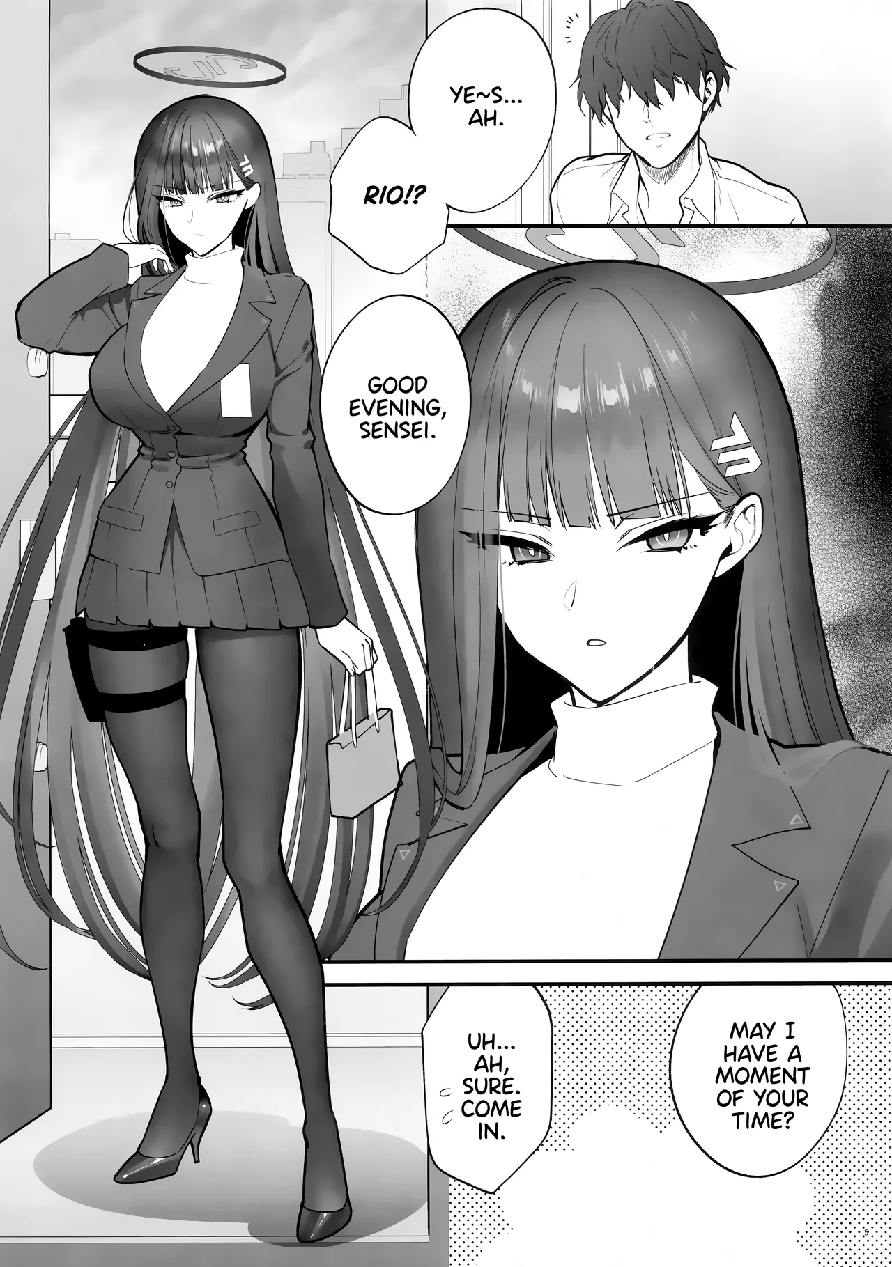 (Sensei no Archive 11) [SKK (Syoukaki)]CHOCOLATE & CREAM(Blue Archive) [English] [Pinandhita論理型] Page 4