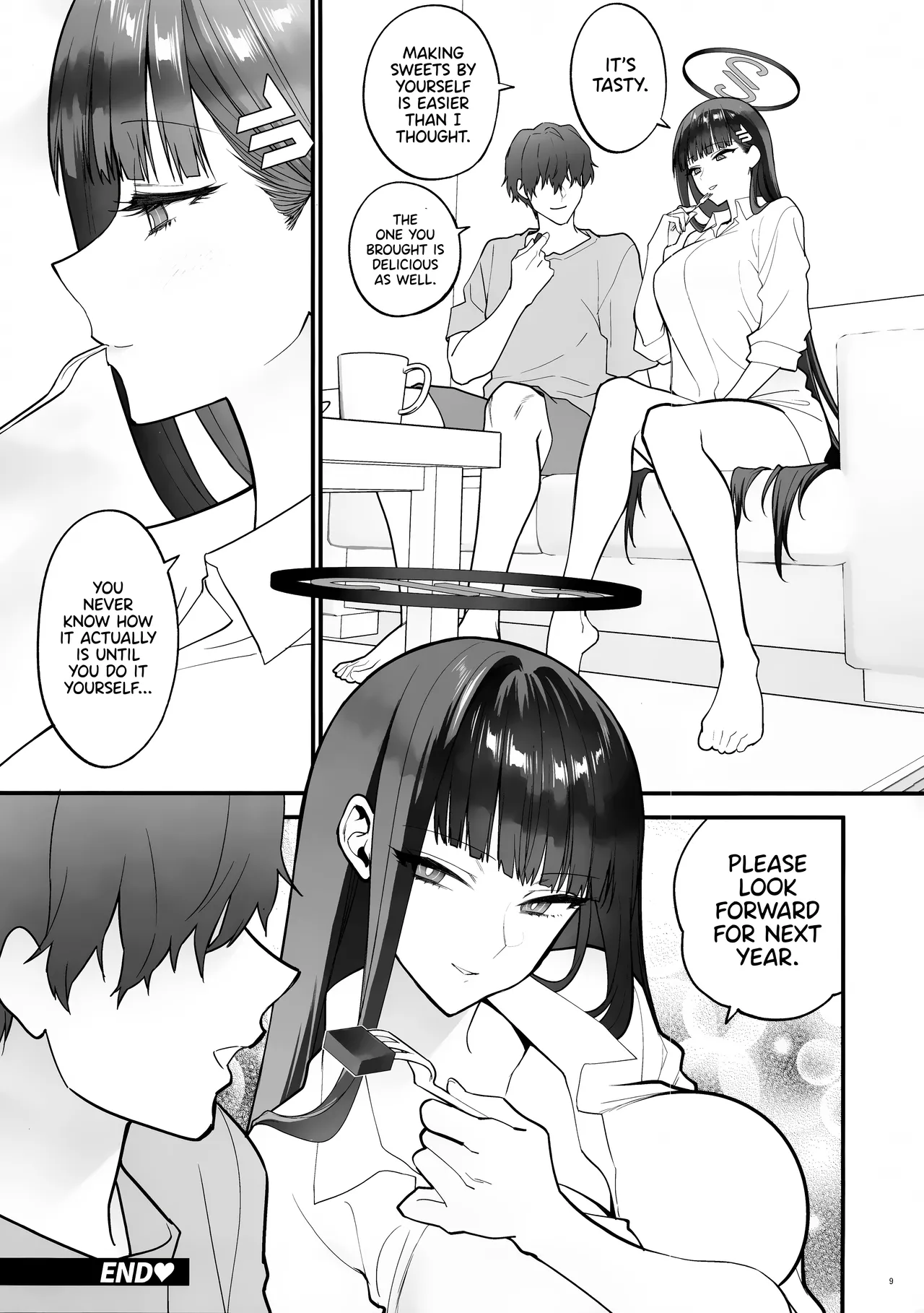 (Sensei no Archive 11) [SKK (Syoukaki)]CHOCOLATE & CREAM(Blue Archive) [English] [Pinandhita論理型] Page 8