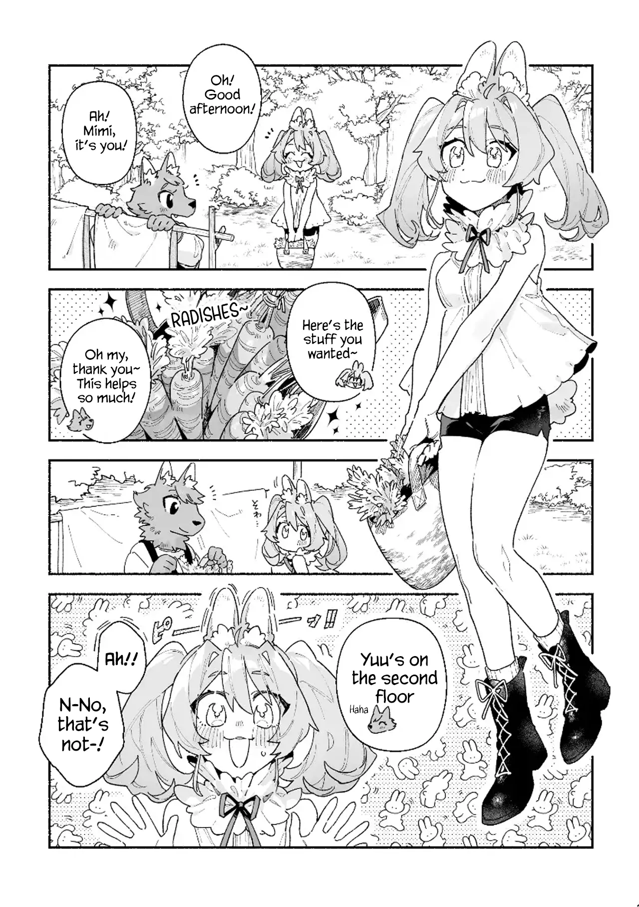 Boy For Bottom: Bunny Girl x Wolf Boy Page 1