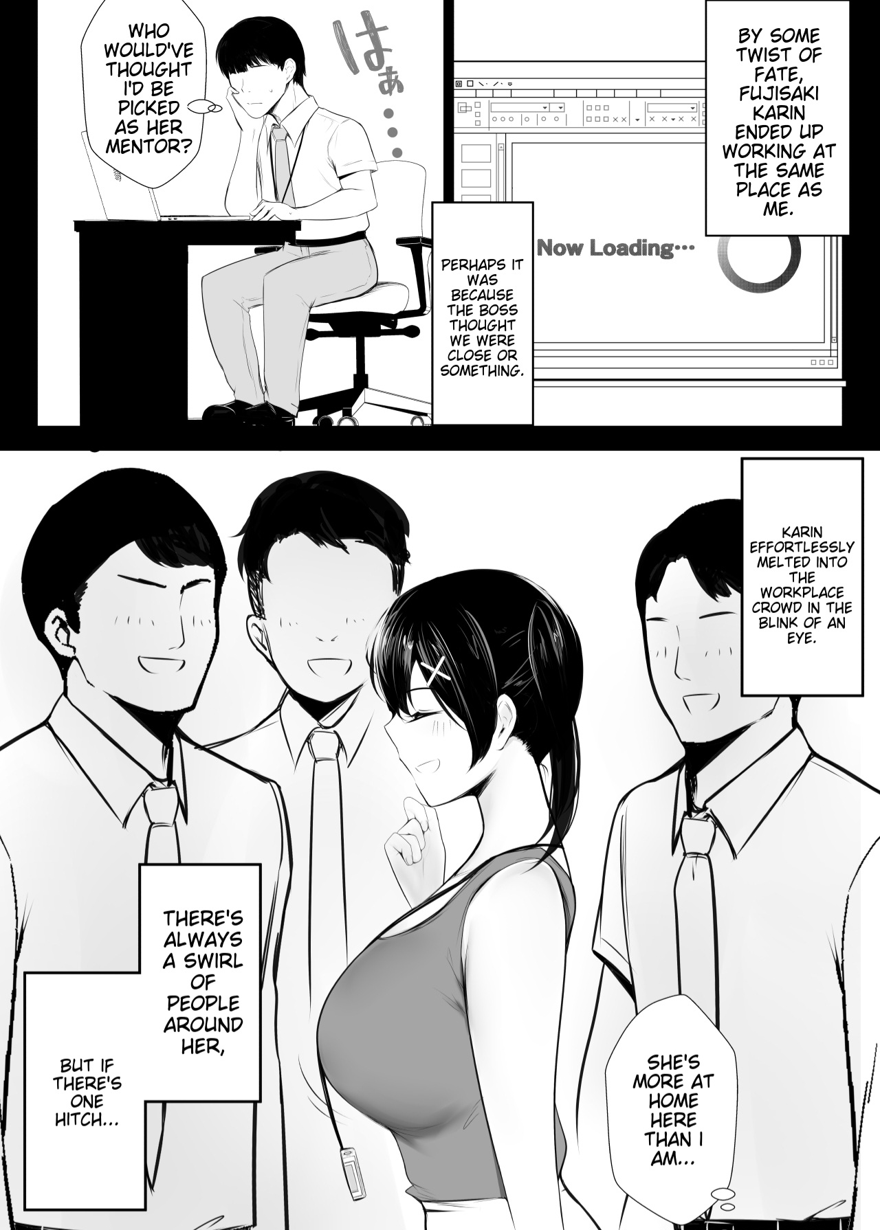 [Akireru Shoujo (Akire)]Big-breasted office lady Fujisaki Natsusuzu wants to show off her cuckolding tendencies![English] [Alyssaquenn] Page 13