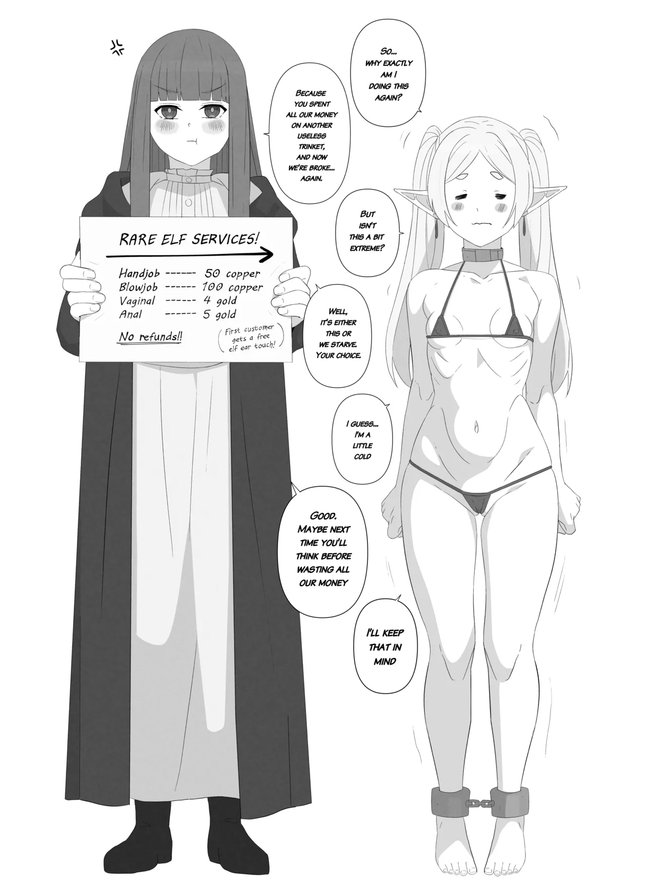 [Fenqury]Pay Up or Shut Up!(Sousou no Frieren) [English] Page 9